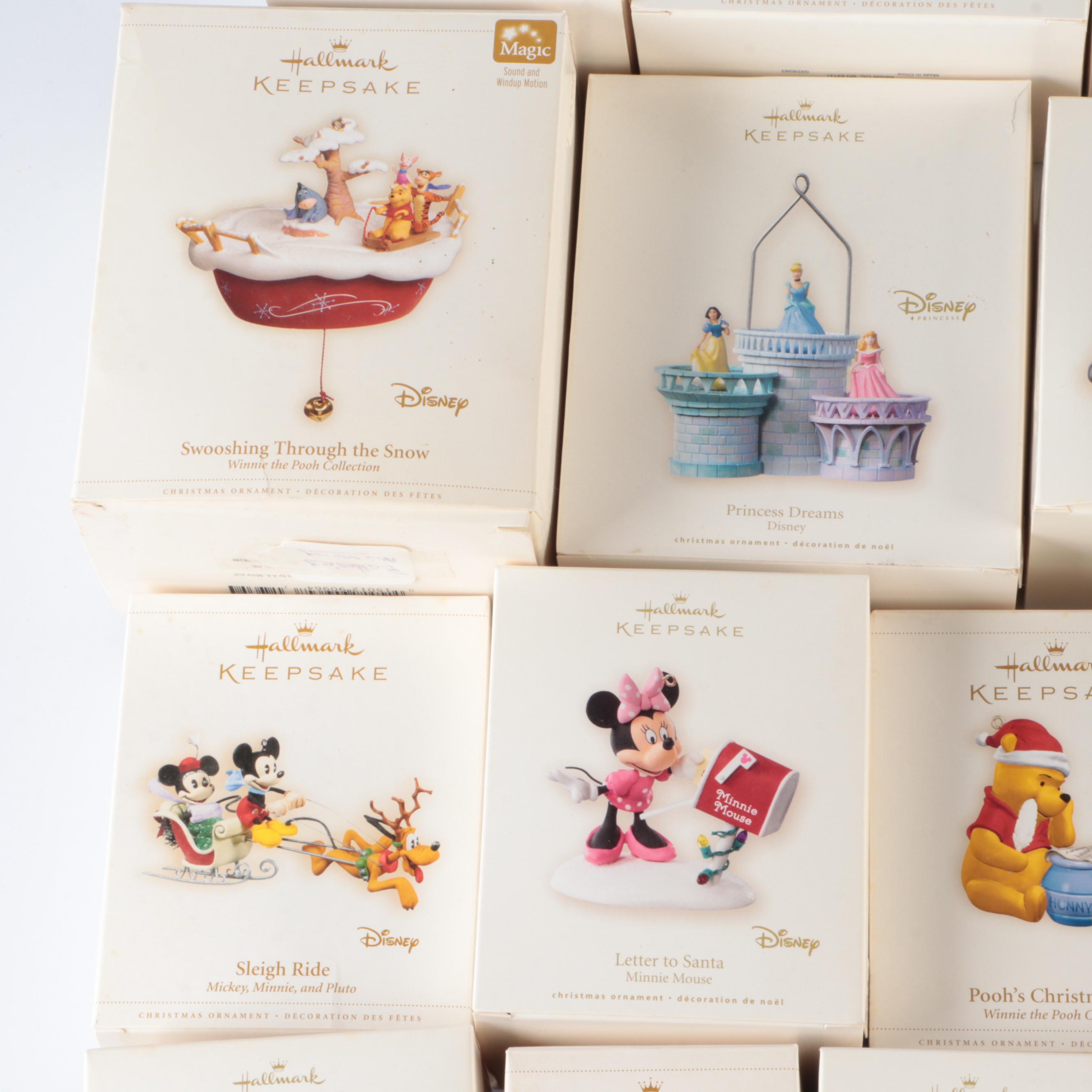 Hallmark Keepsakes Disney Ornament Collection Including "Magic" Ornaments