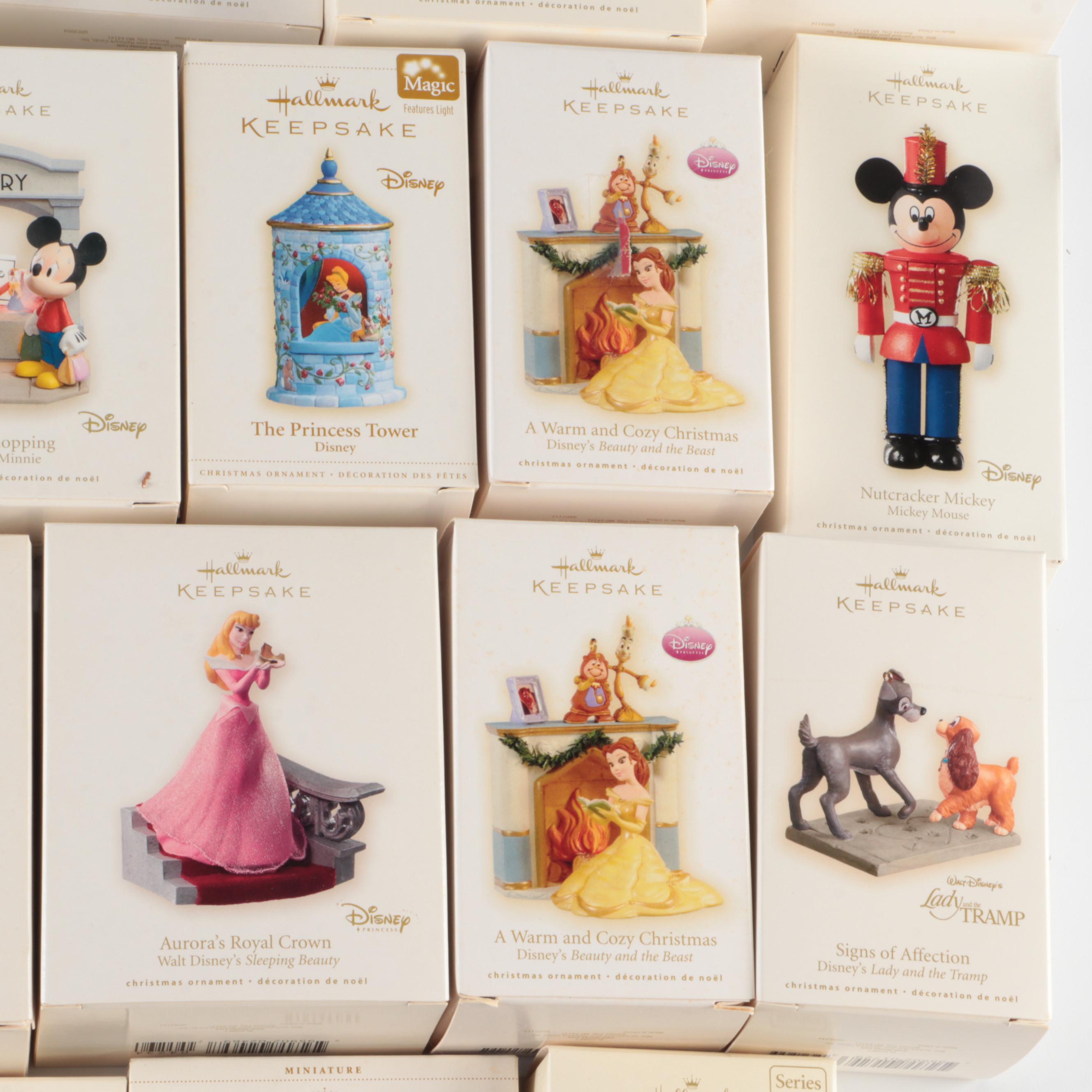 Hallmark Keepsakes Disney Ornament Collection Including "Magic" Ornaments