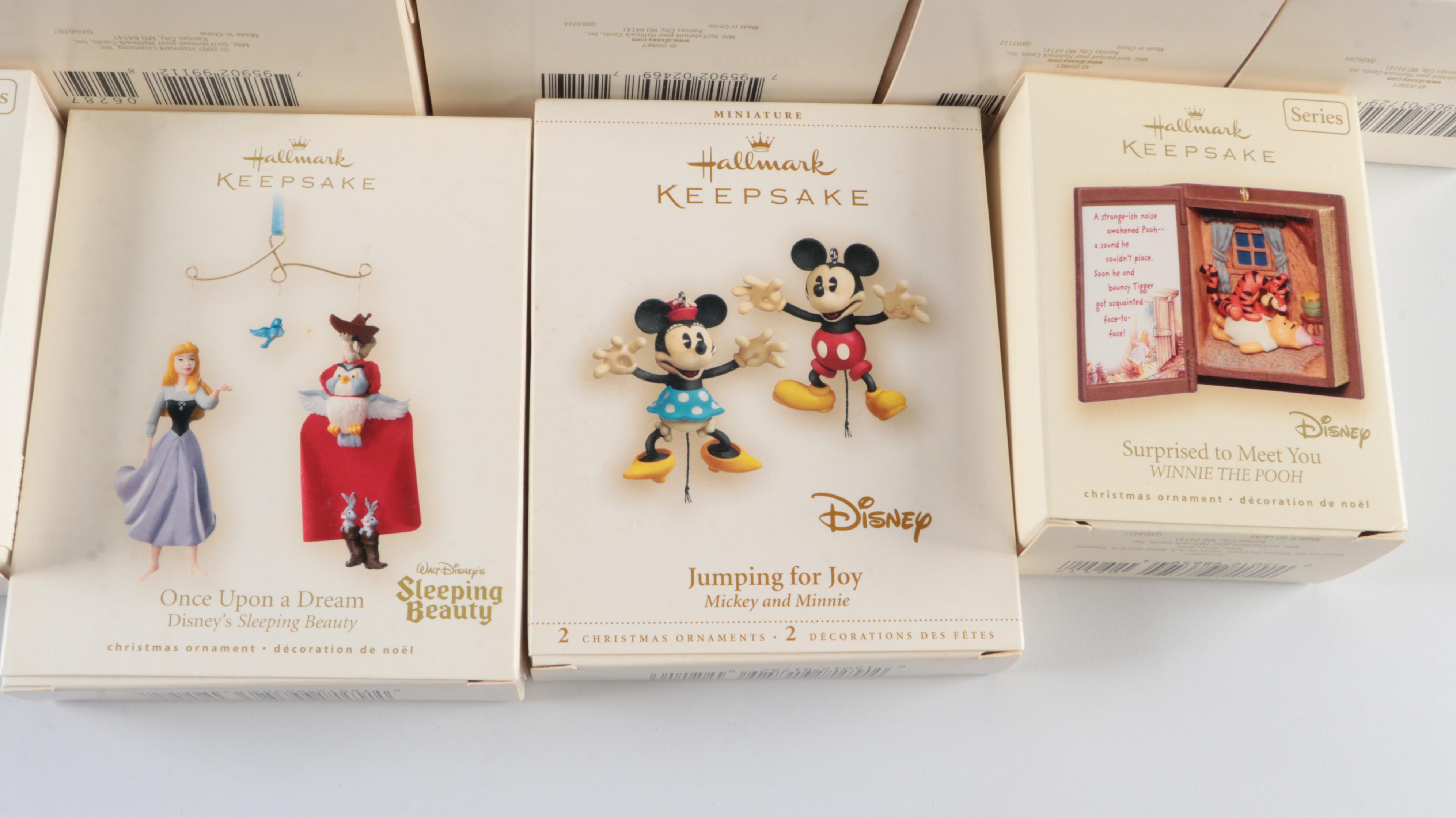 Hallmark Keepsakes Disney Ornament Collection Including "Magic" Ornaments