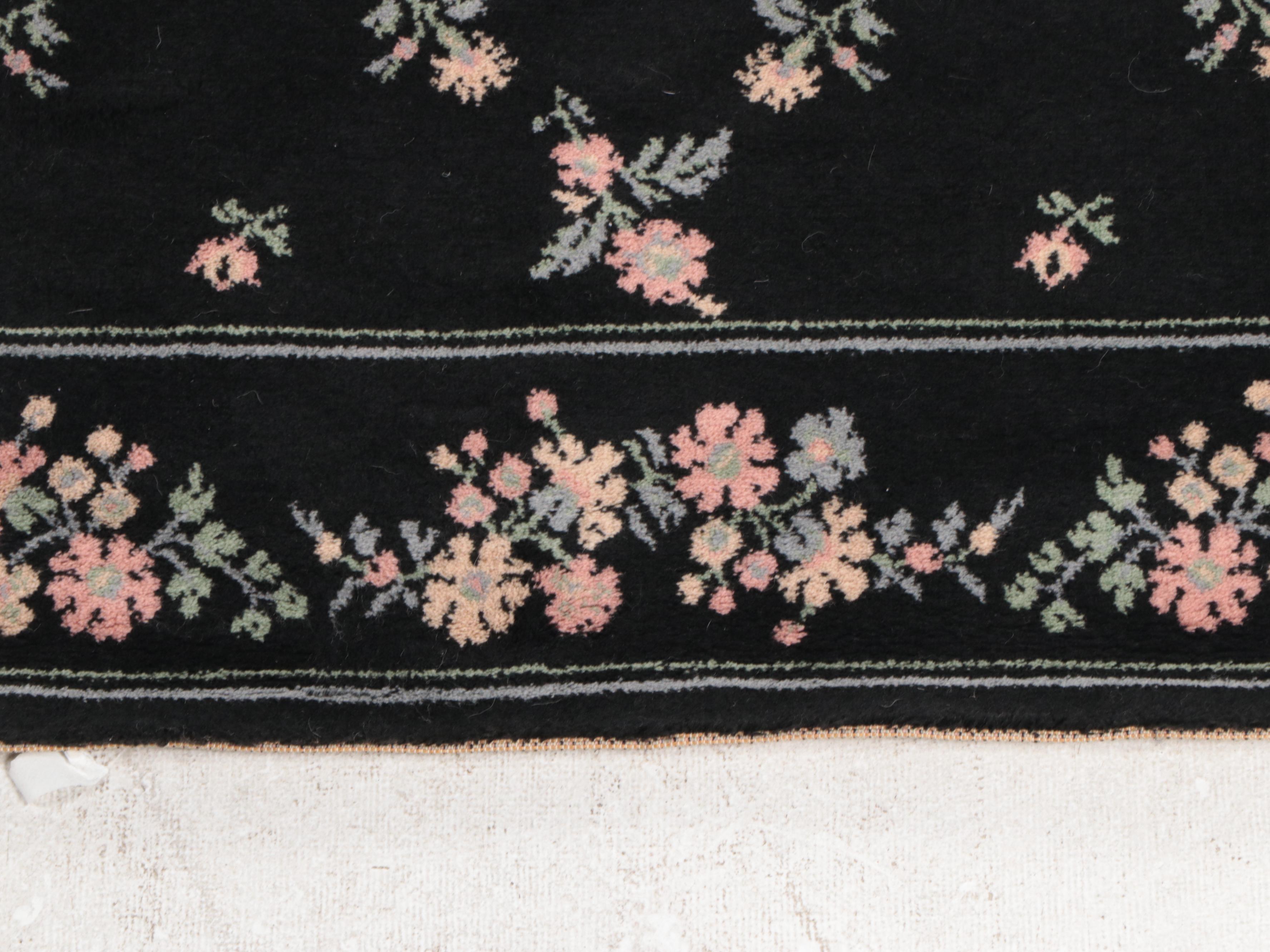 5'6 x 7'8 Power-Loomed Belgian Couristan "Garden Bouquet" Area Rug