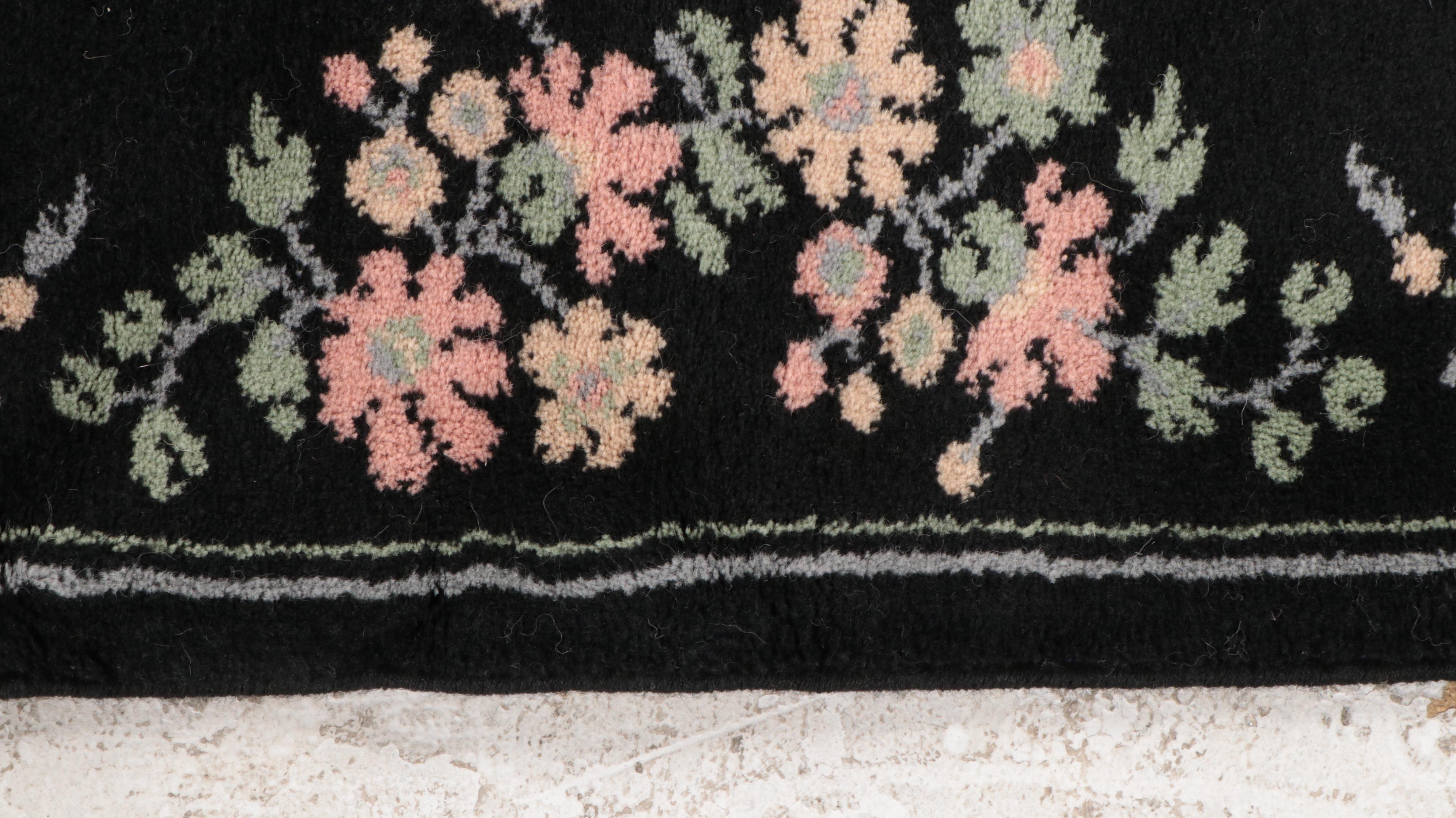 5'6 x 7'8 Power-Loomed Belgian Couristan "Garden Bouquet" Area Rug