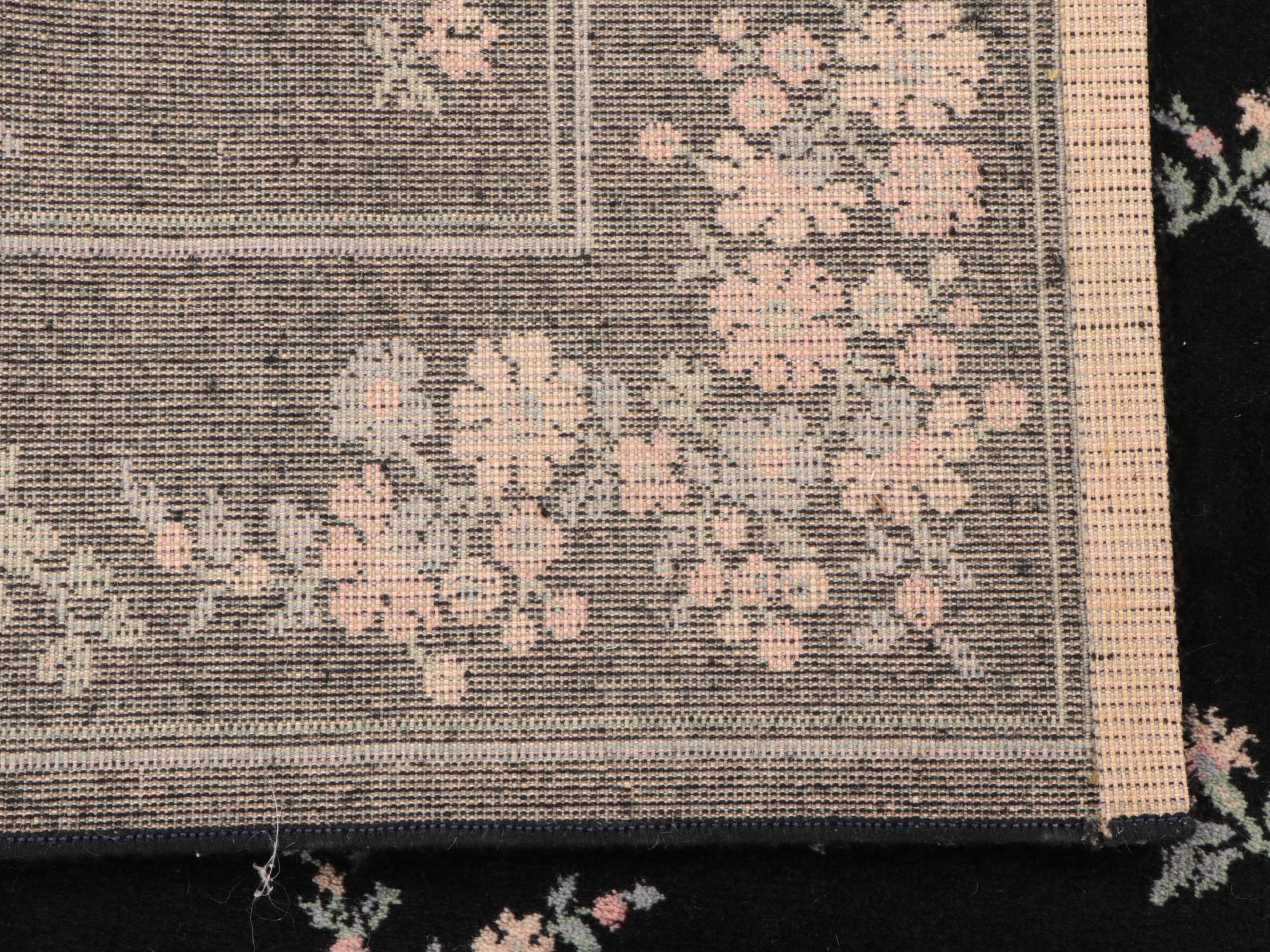 5'6 x 7'8 Power-Loomed Belgian Couristan "Garden Bouquet" Area Rug