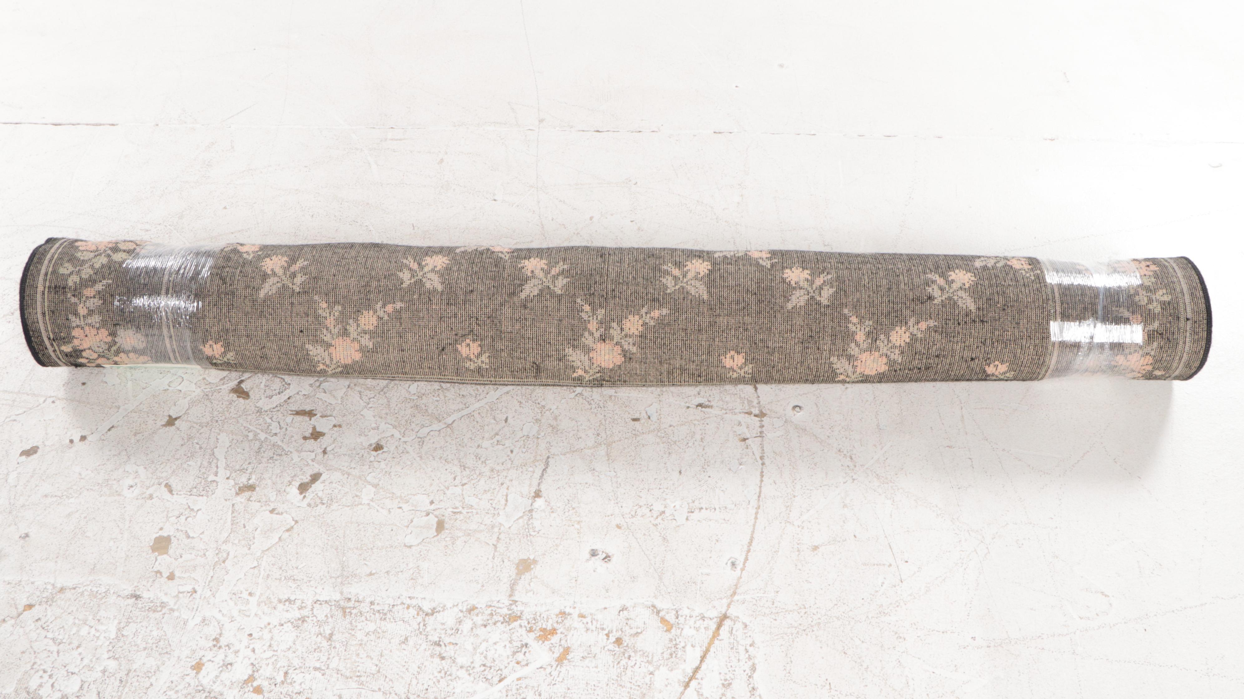 5'6 x 7'8 Power-Loomed Belgian Couristan "Garden Bouquet" Area Rug