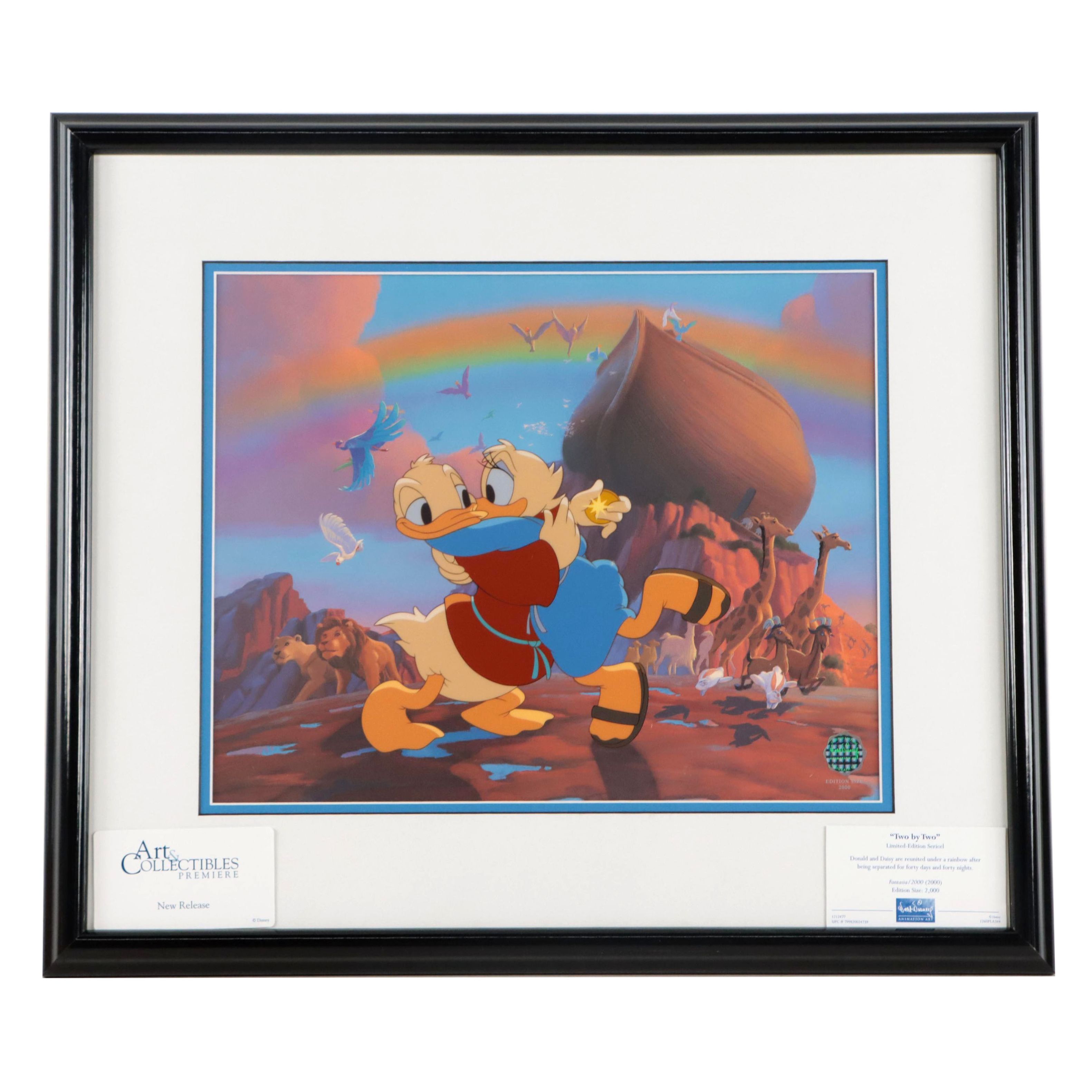 Disney Donald Duck Sericel "Two by Two," 2000
