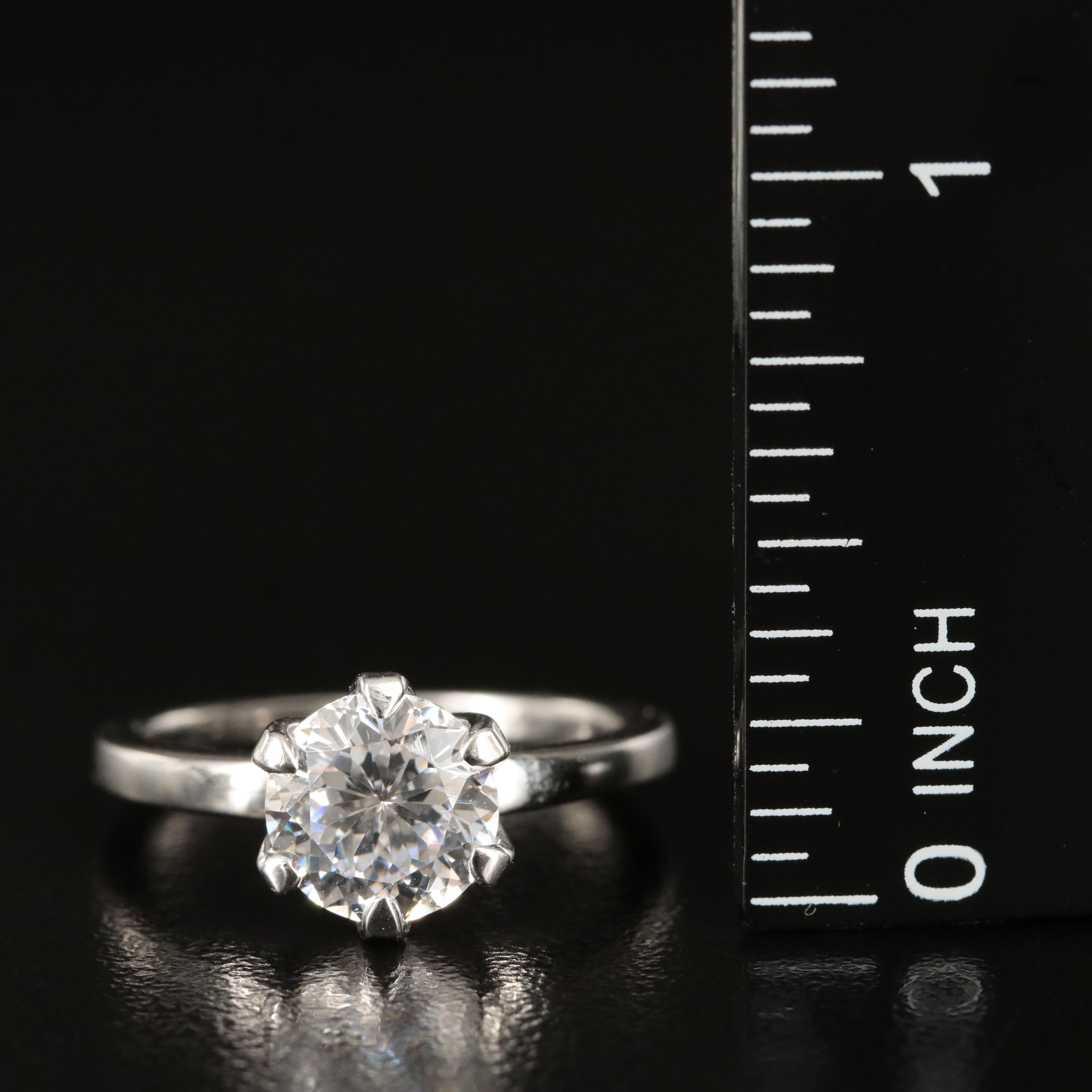 Sterling Cubic Zirconia Ring