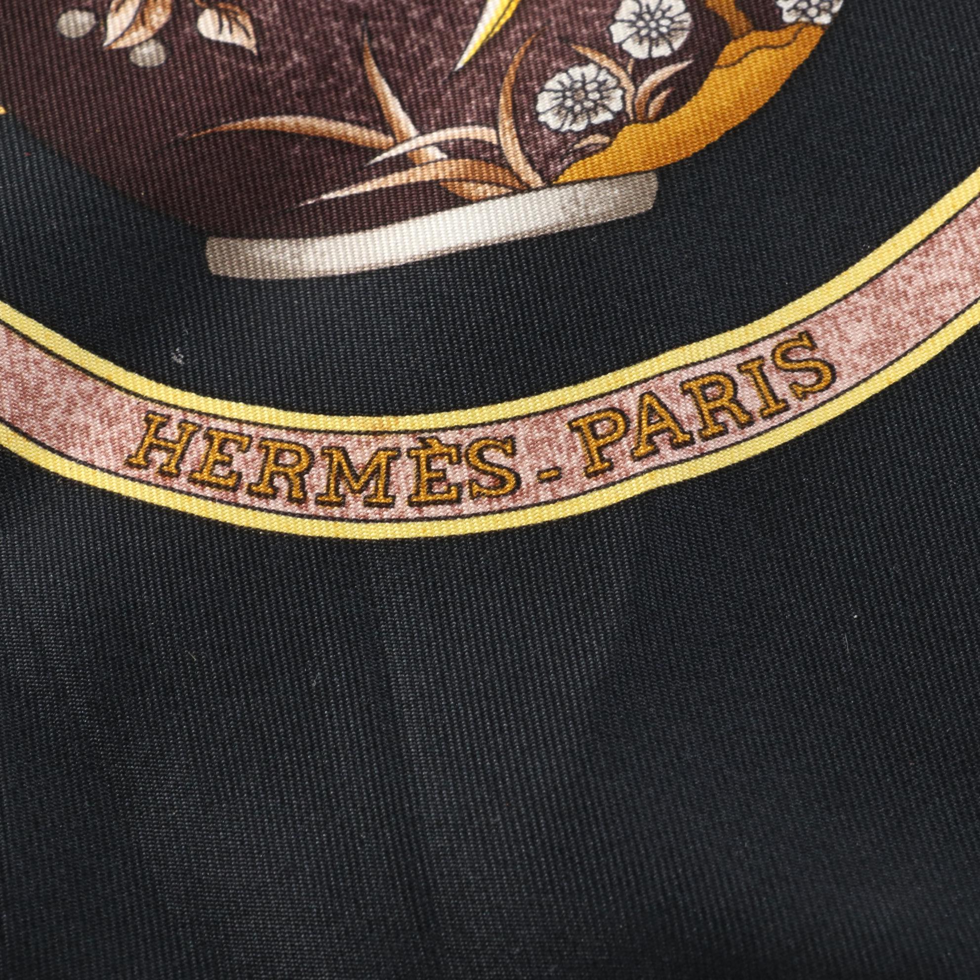 Hermès "Qu'Importe le Flacon" Silk Twill Scarf 90