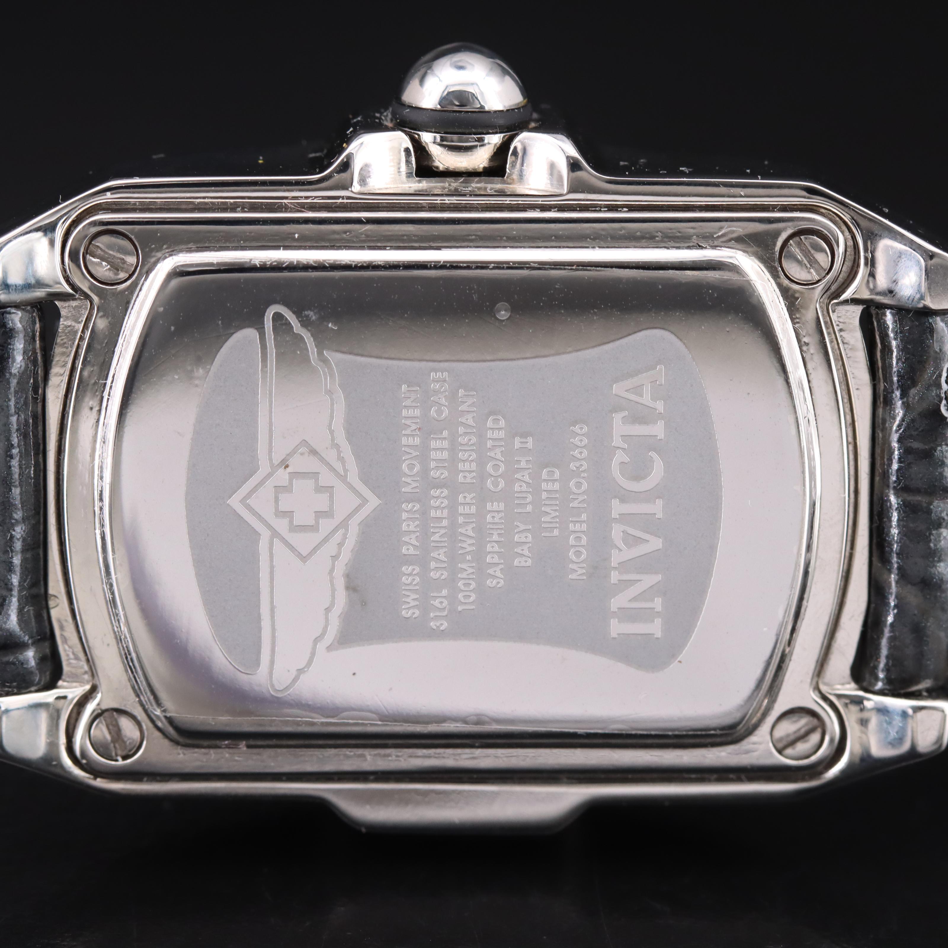 Invicta Special Edition "Baby Lupah" Quartz Watch with Additional Straps