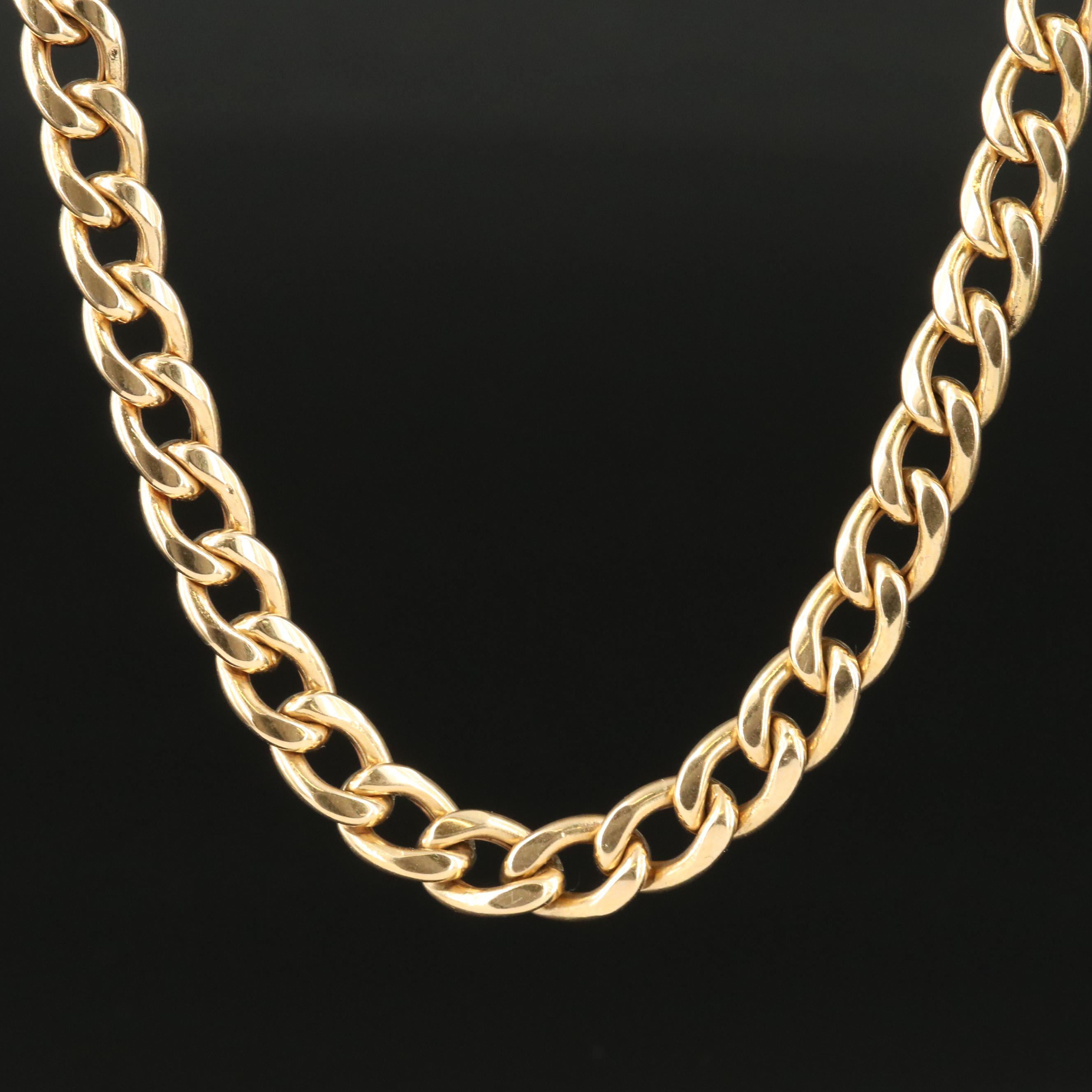 UnoAErre 14K Curb Chain Necklace