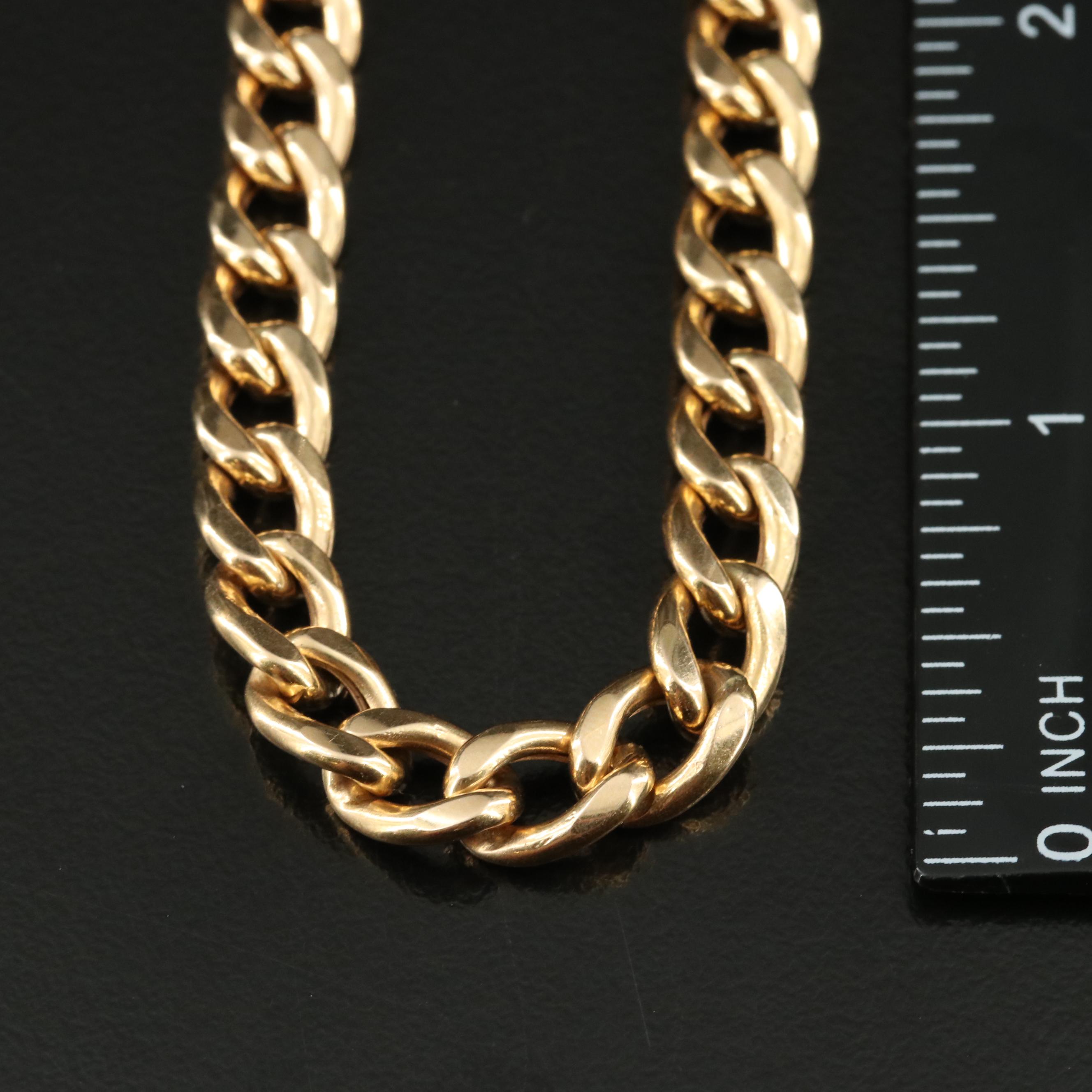 UnoAErre 14K Curb Chain Necklace