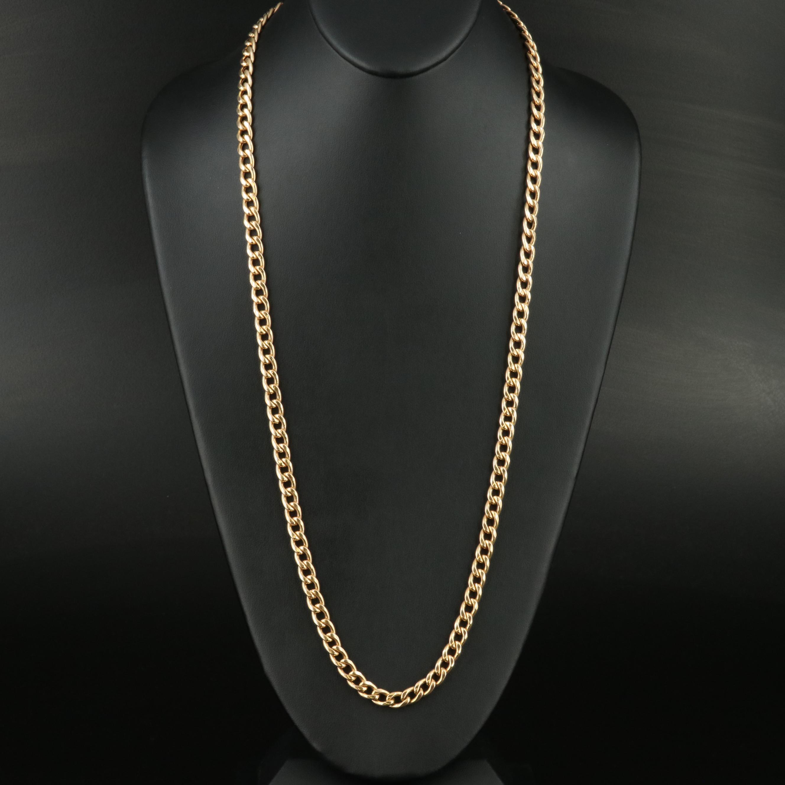 UnoAErre 14K Curb Chain Necklace