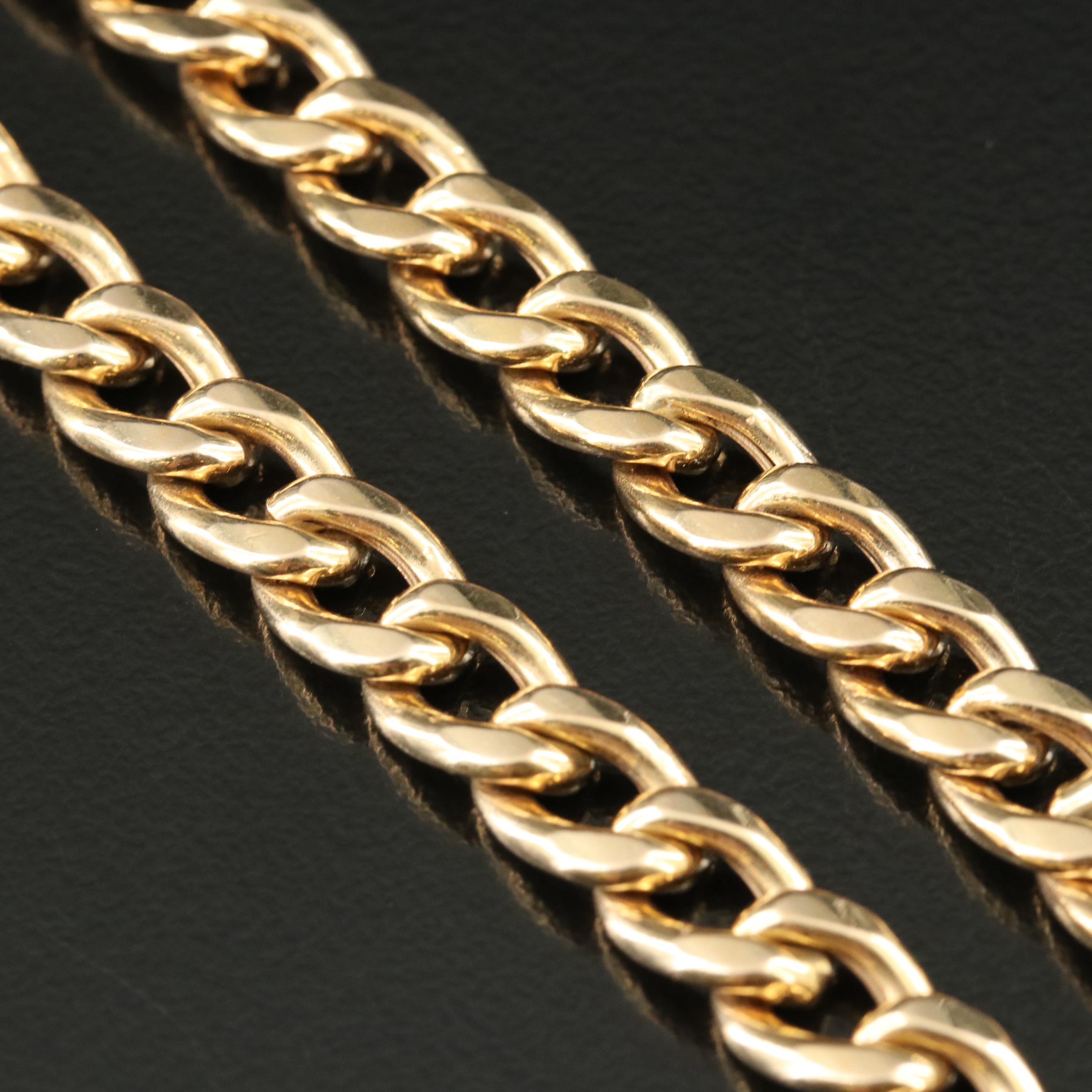 UnoAErre 14K Curb Chain Necklace