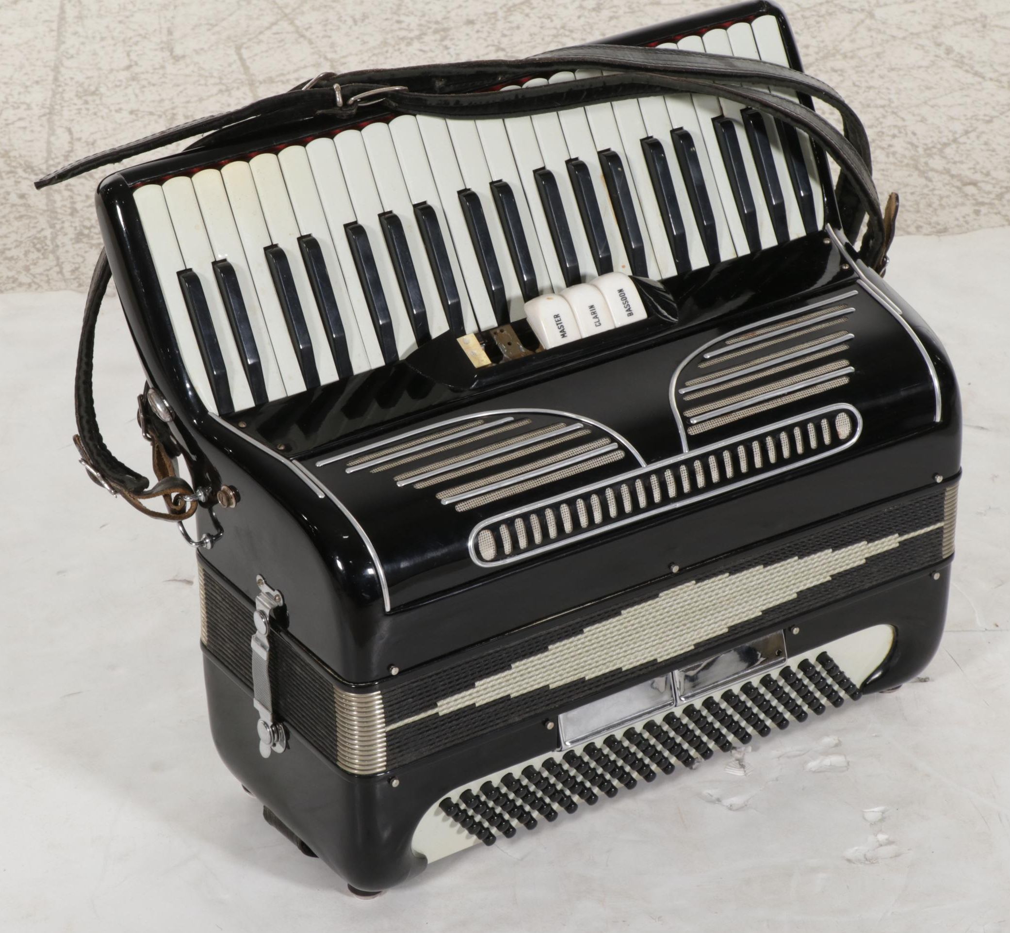 Vintage Piano Accordion with Case