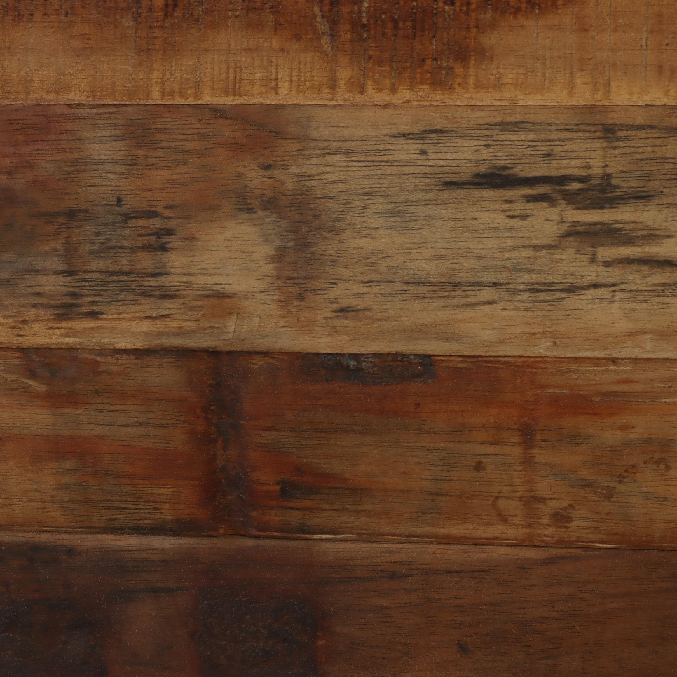 Iron and Wood Slat Park Bench