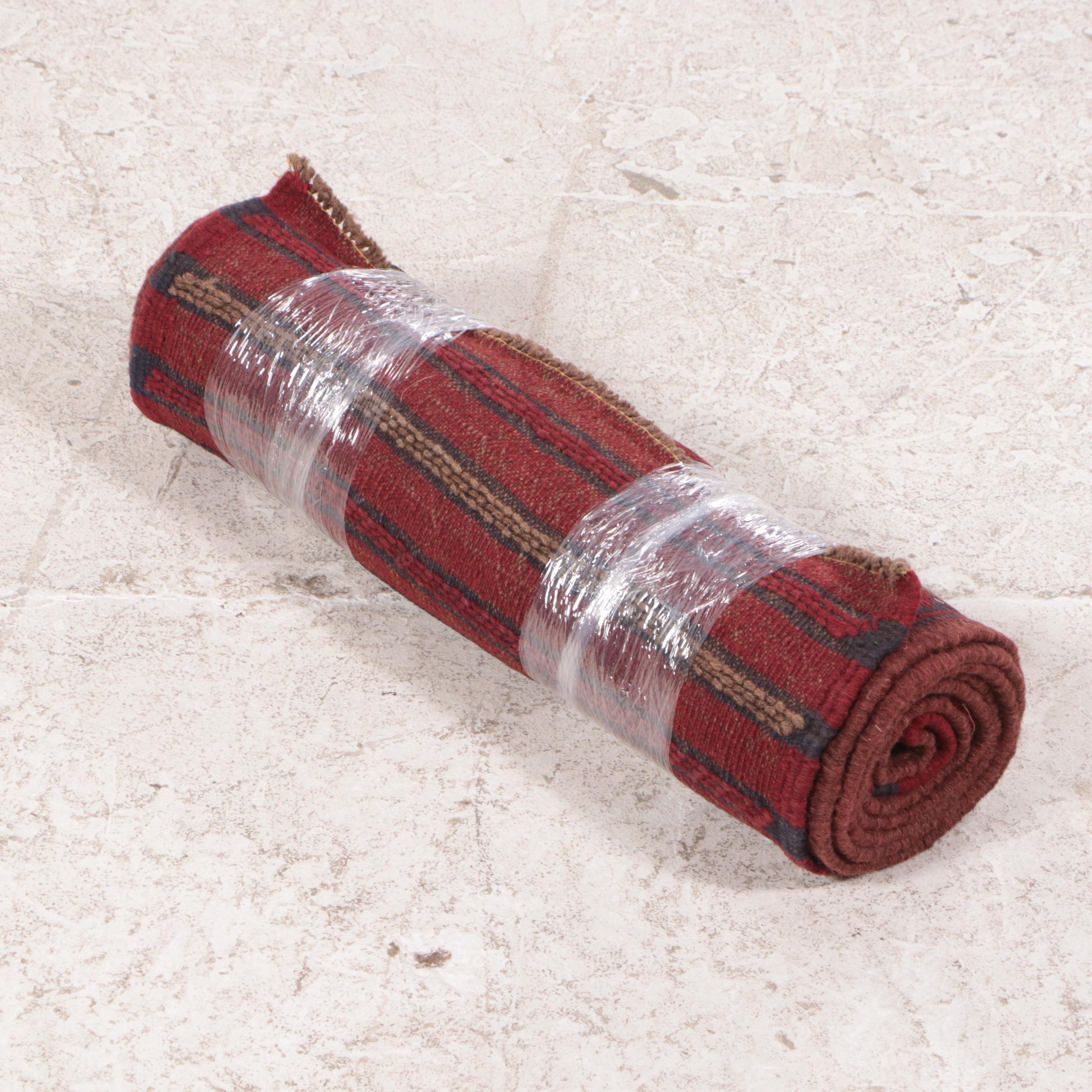 2'1 x 8'10 Handwoven Mixed-Technique Afghan Baluch Carpet Runner