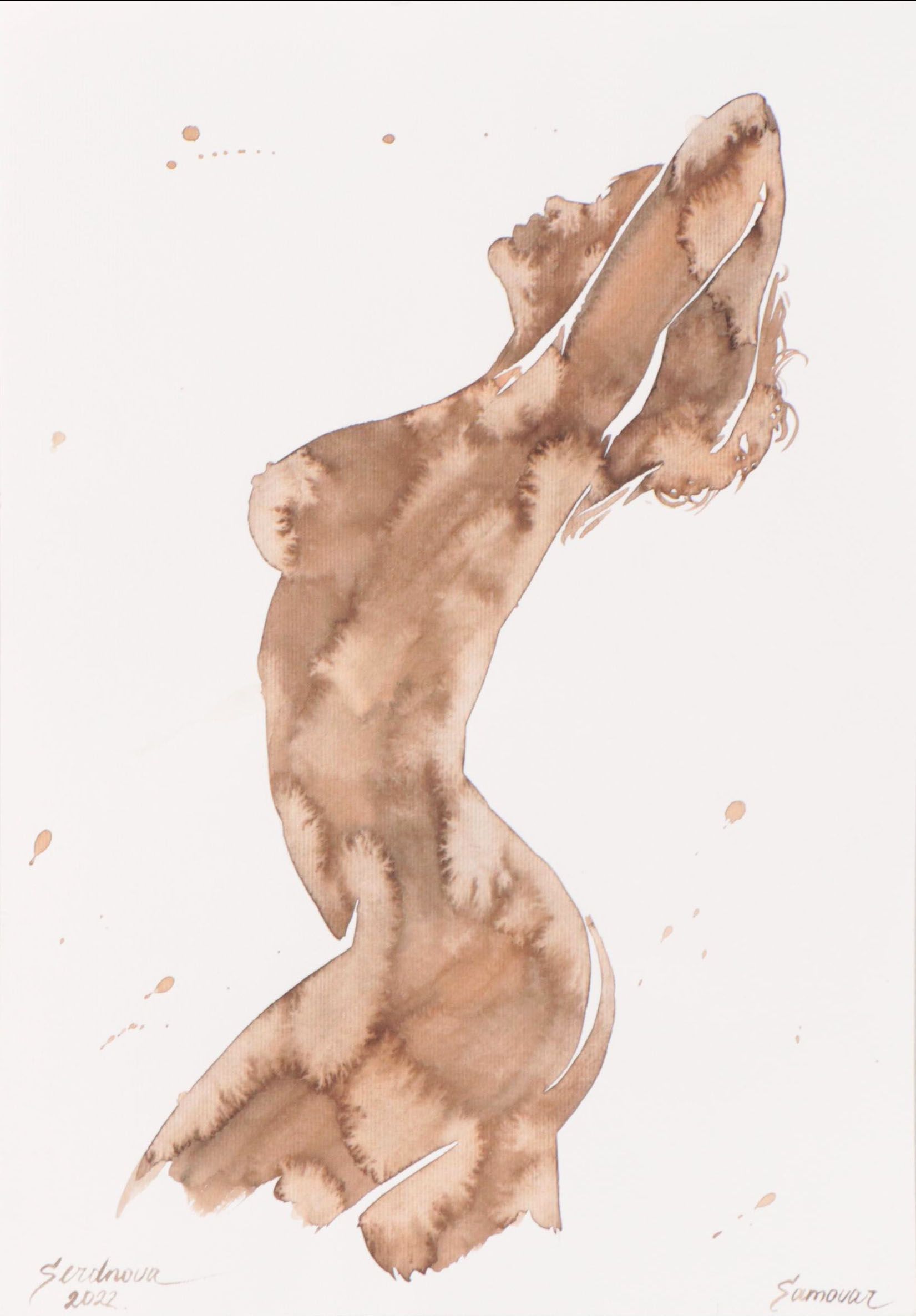 Anastasija Serdnova Figural Watercolor Painting, 2022