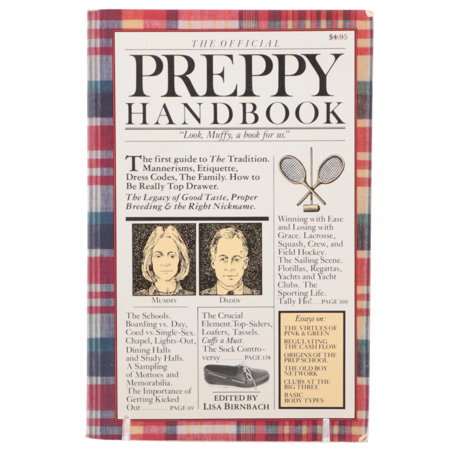 Gift Edition "The Official Preppy Handbook" Edited by Lisa Birnbach, 1981