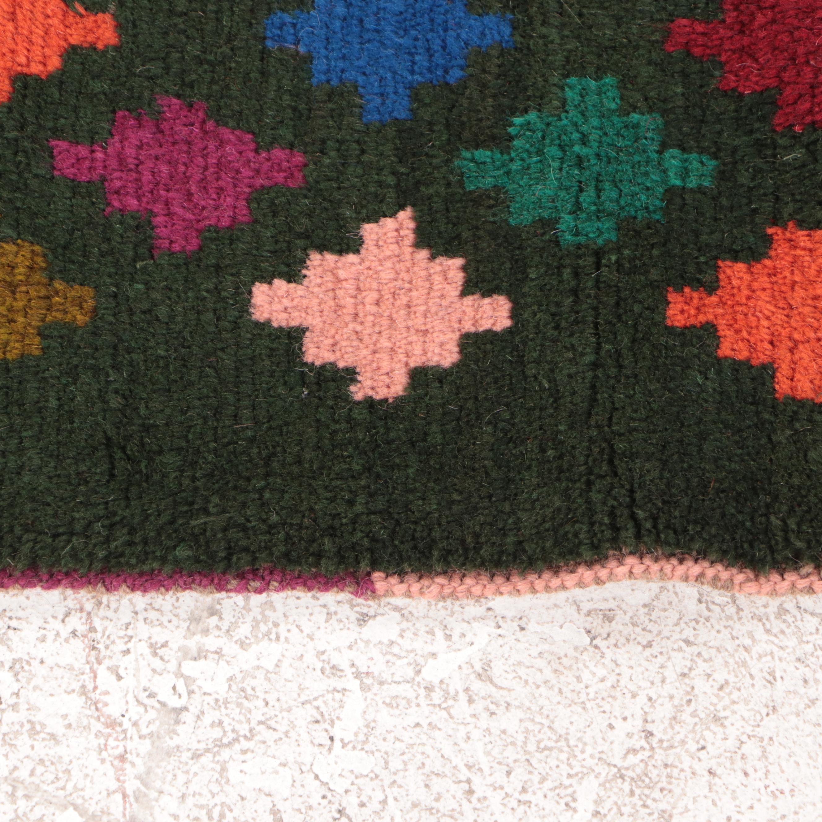 4'1 x 6'1 Hand-Knotted Afghan Baluch Area Rug