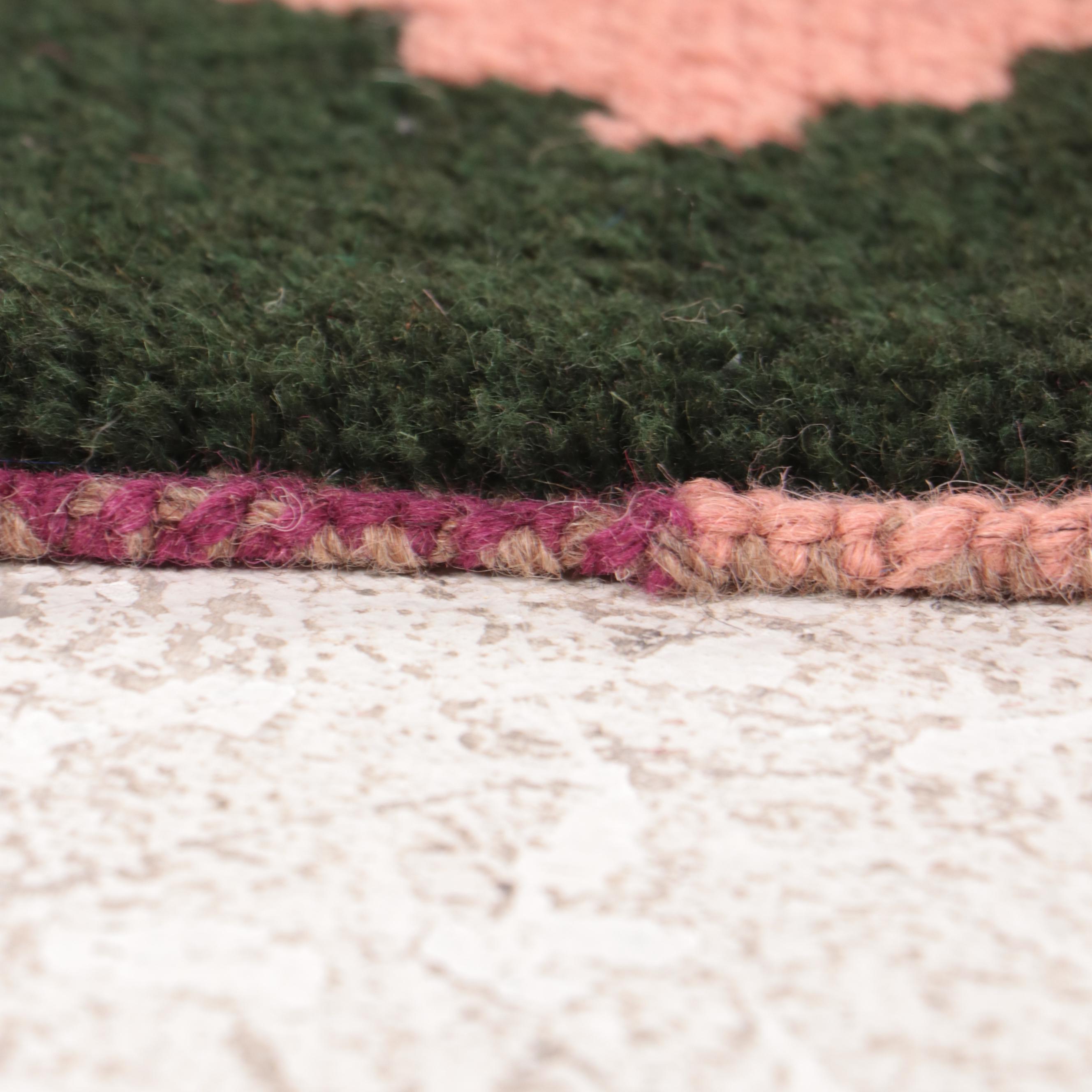 4'1 x 6'1 Hand-Knotted Afghan Baluch Area Rug