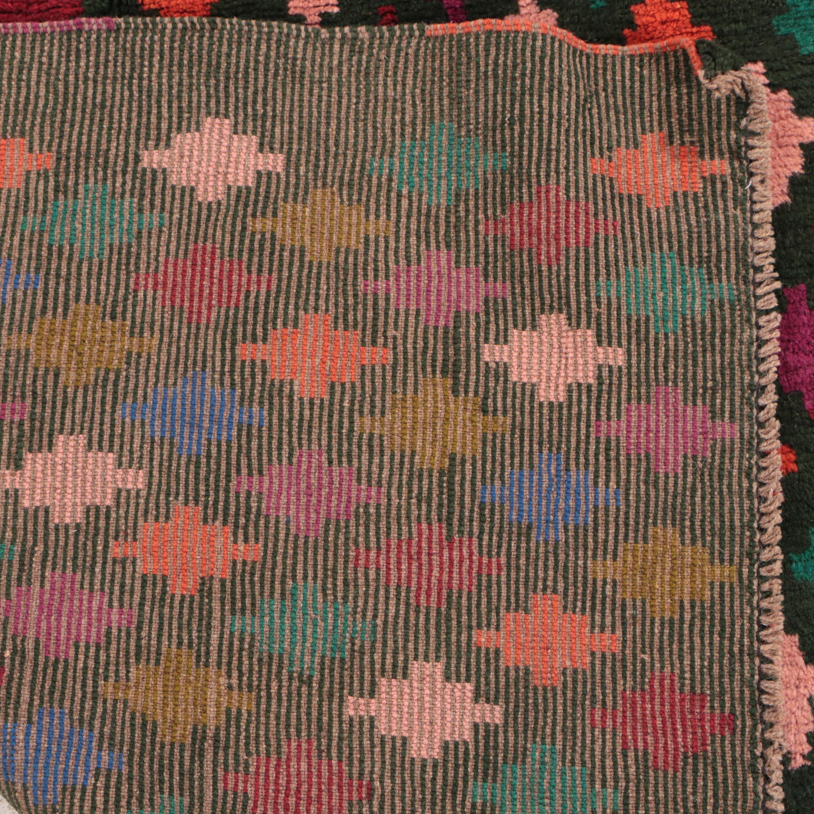 4'1 x 6'1 Hand-Knotted Afghan Baluch Area Rug