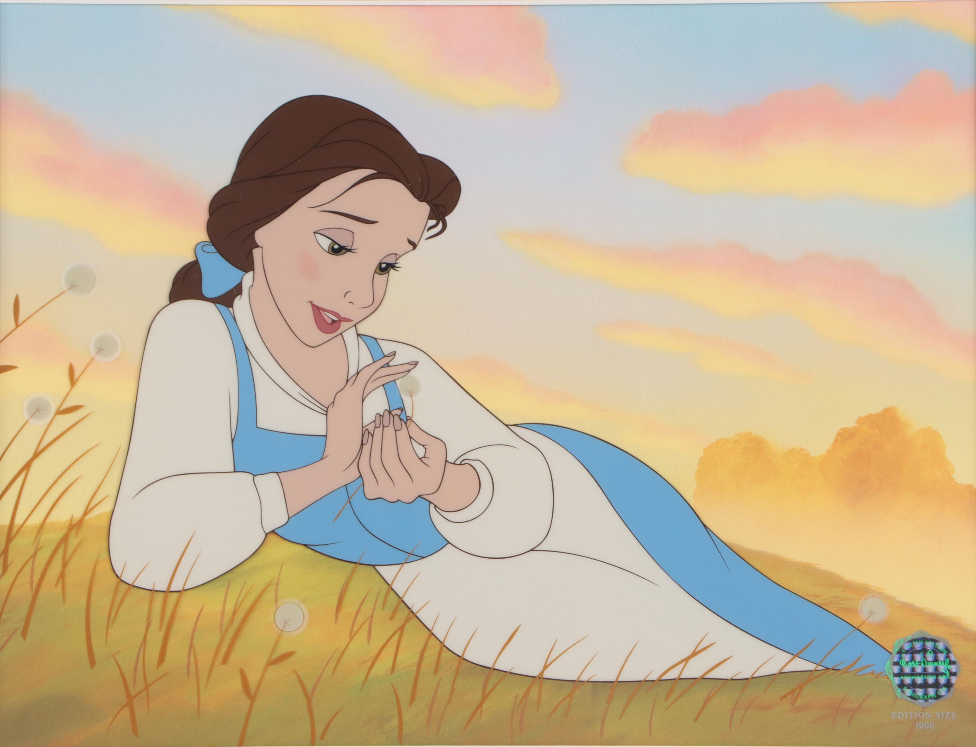 Paige O'Hara Signed LE Disney Sericel "Dandelion Dreams"