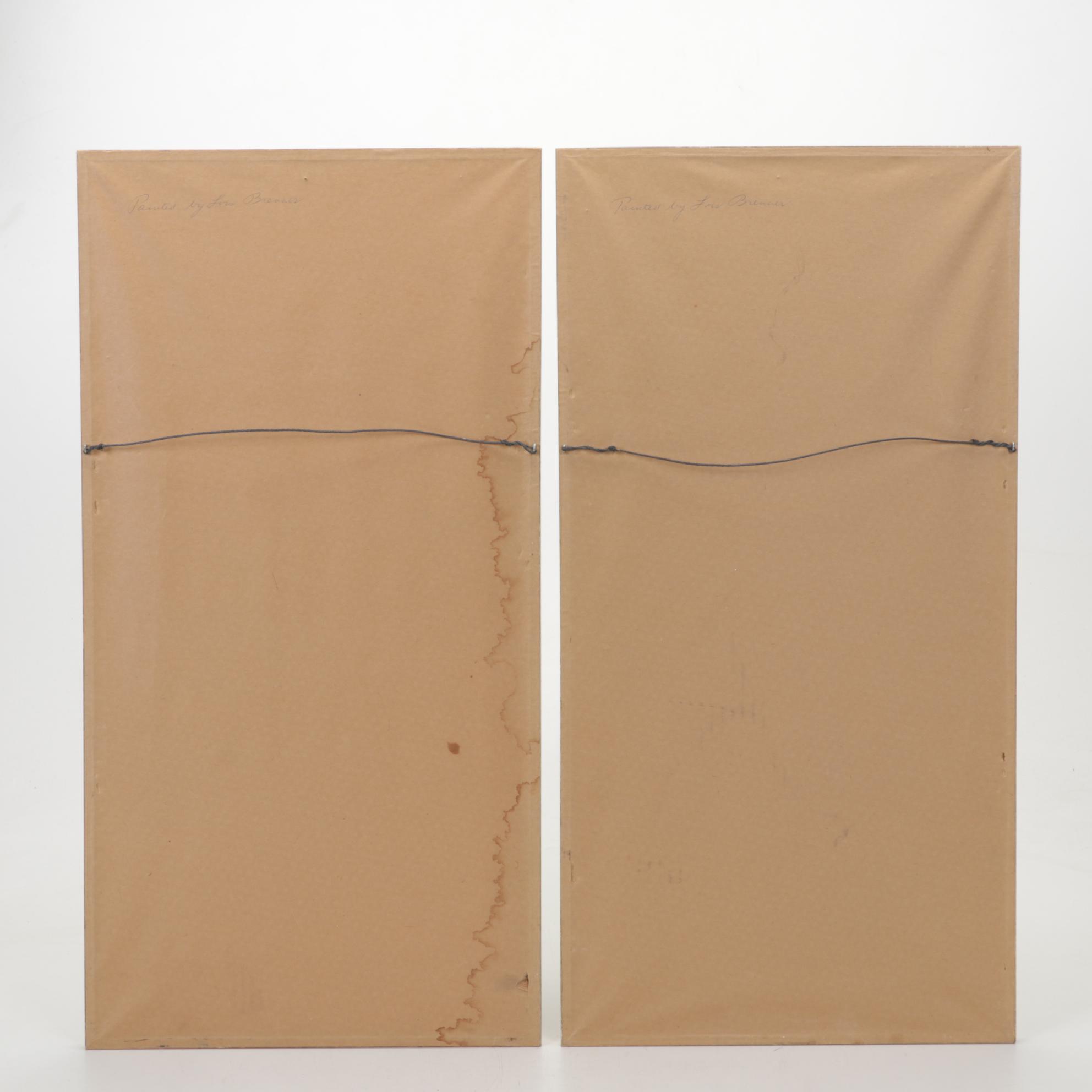 Lois Brenner Chinese Inspired Watercolor Paintings of Grapes