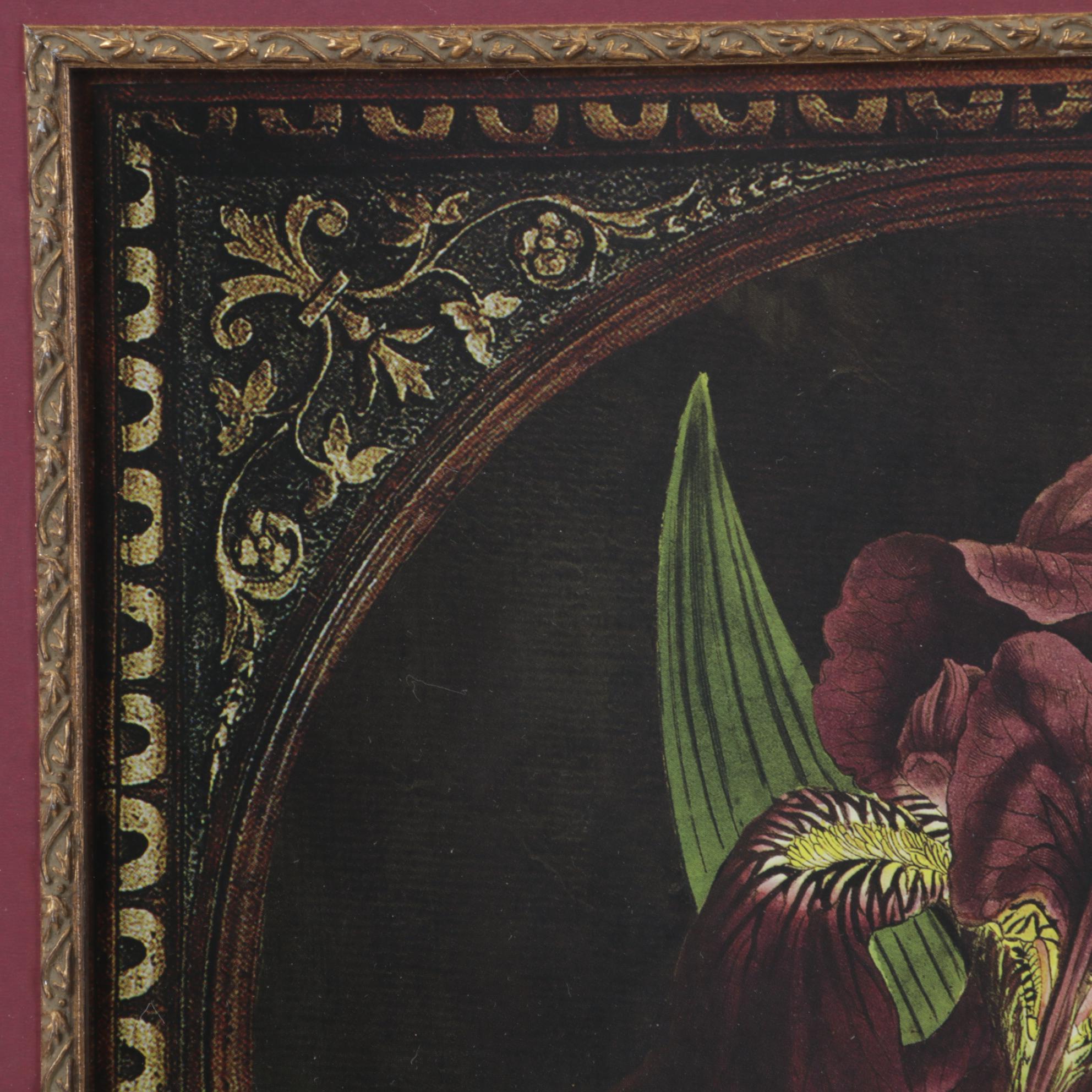 Floral Still Life Offset Lithograph, 21st Century