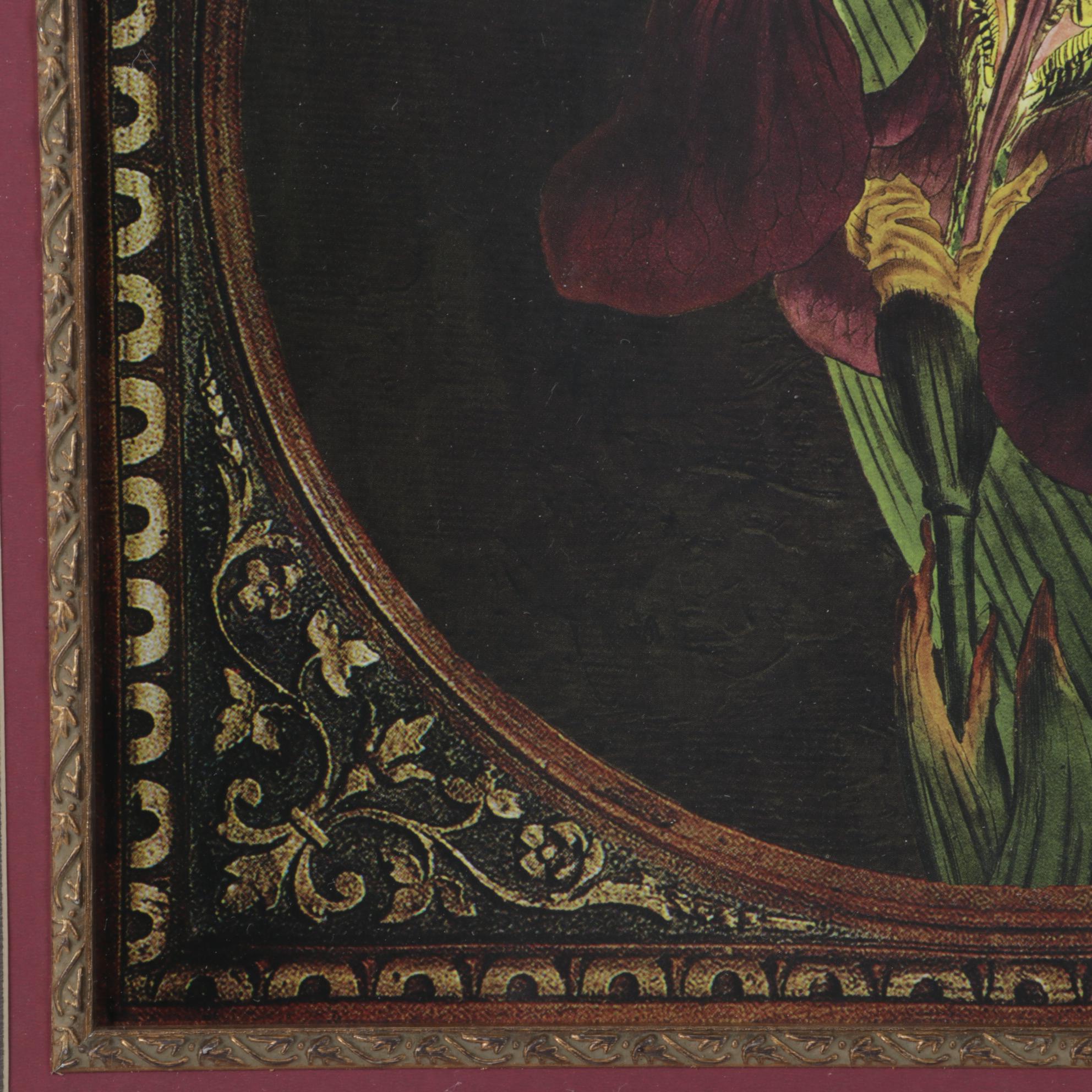 Floral Still Life Offset Lithograph, 21st Century