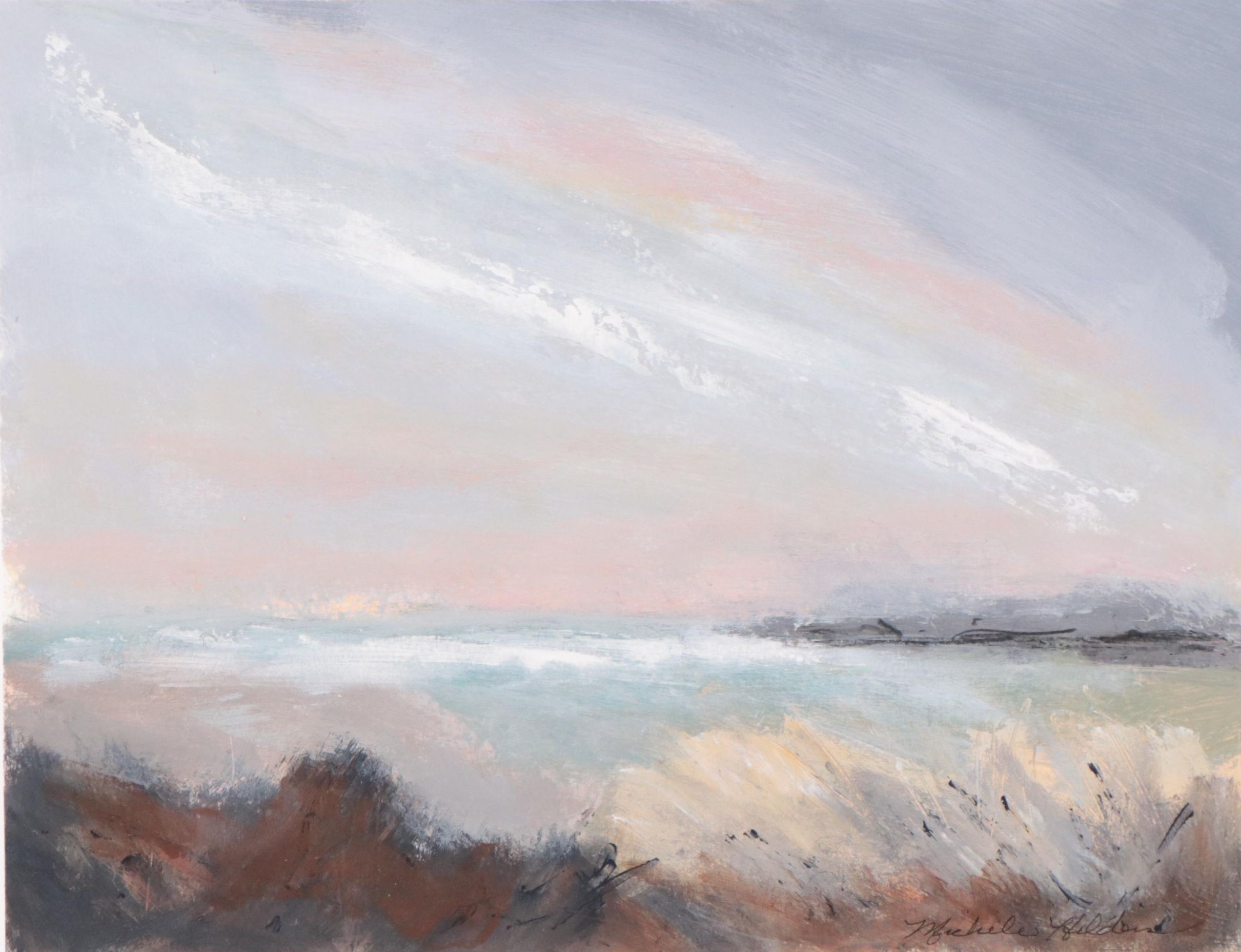 Michele Helden Acrylic Painting "After the Tempest," 2023