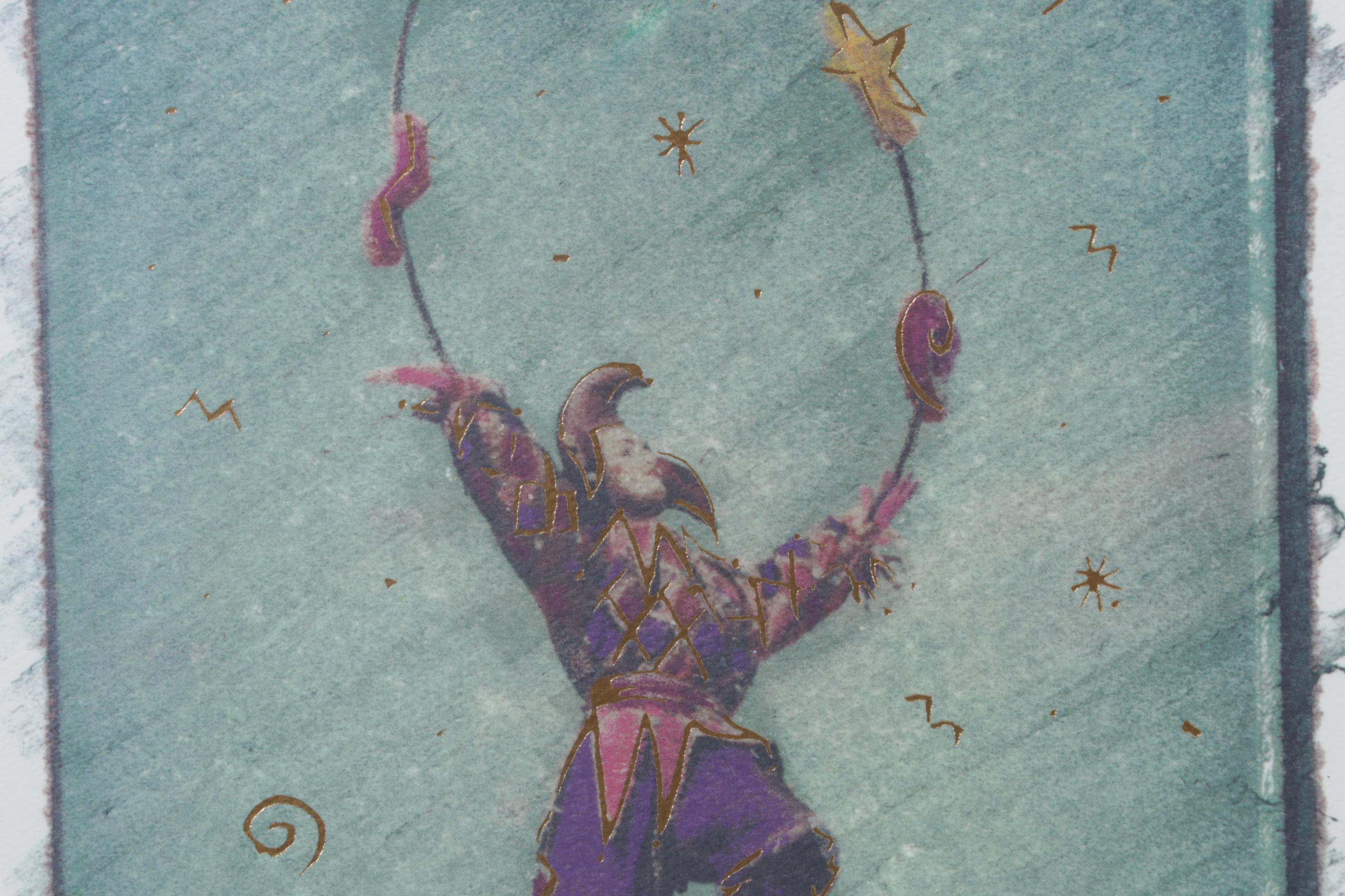 Terri Dusseau Embossed Offset Lithographs "In Jest I & II," 21st Century