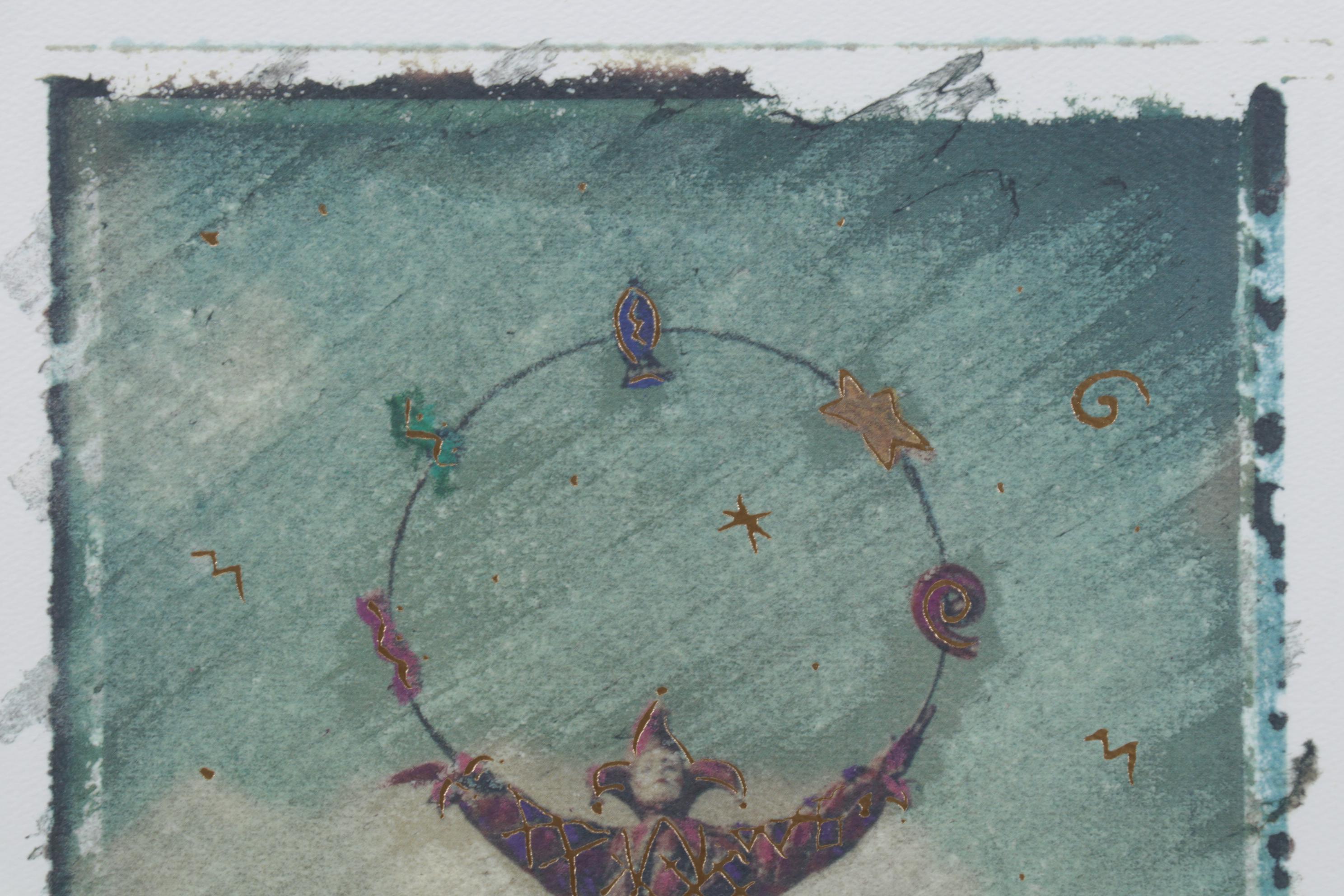 Terri Dusseau Embossed Offset Lithographs "In Jest I & II," 21st Century