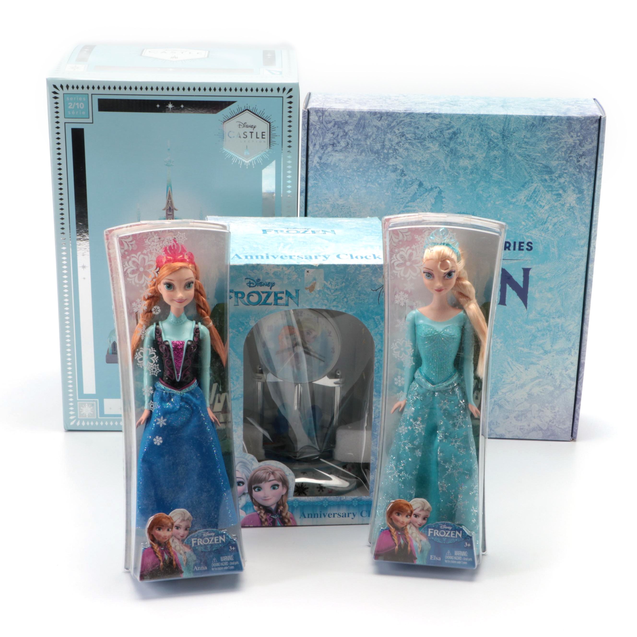 Disney's Frozen Illuminated Castle with RunDisney and Memorabilia Collection