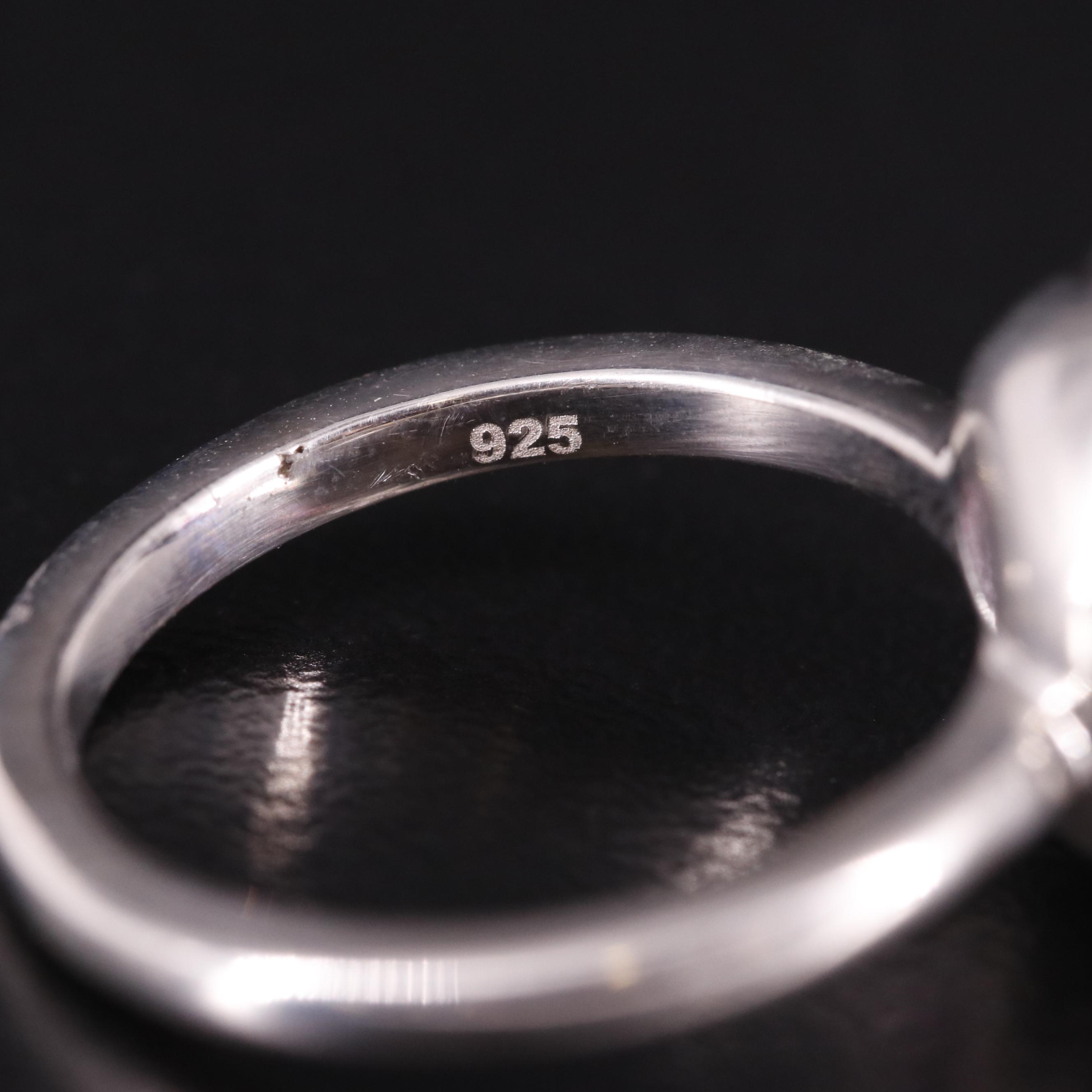 Sterling Bezel Set Amethyst Ring