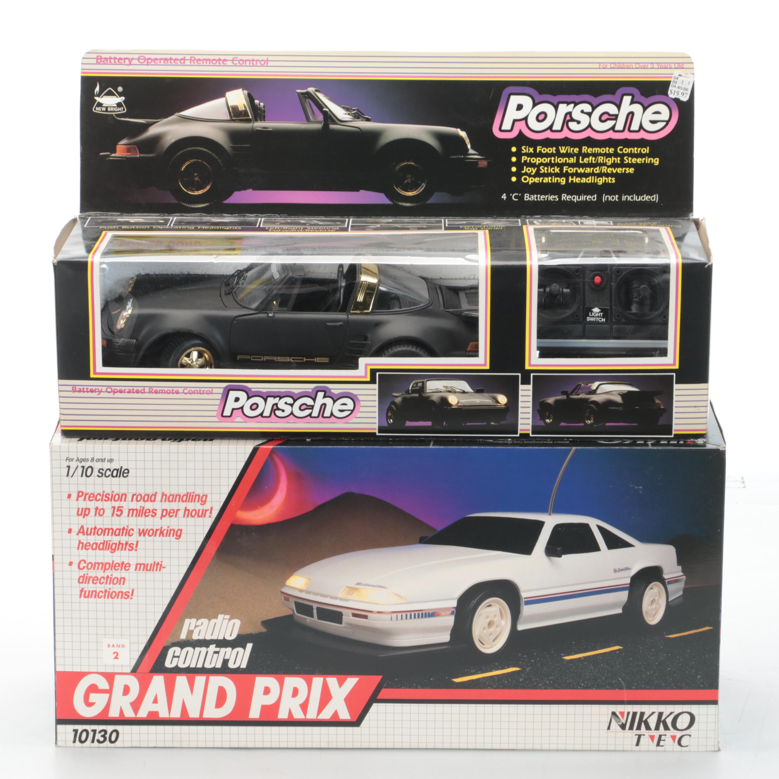 Remote Control Cars, with 1964 Ford Mustang, Grand Prix, Porsche, and More