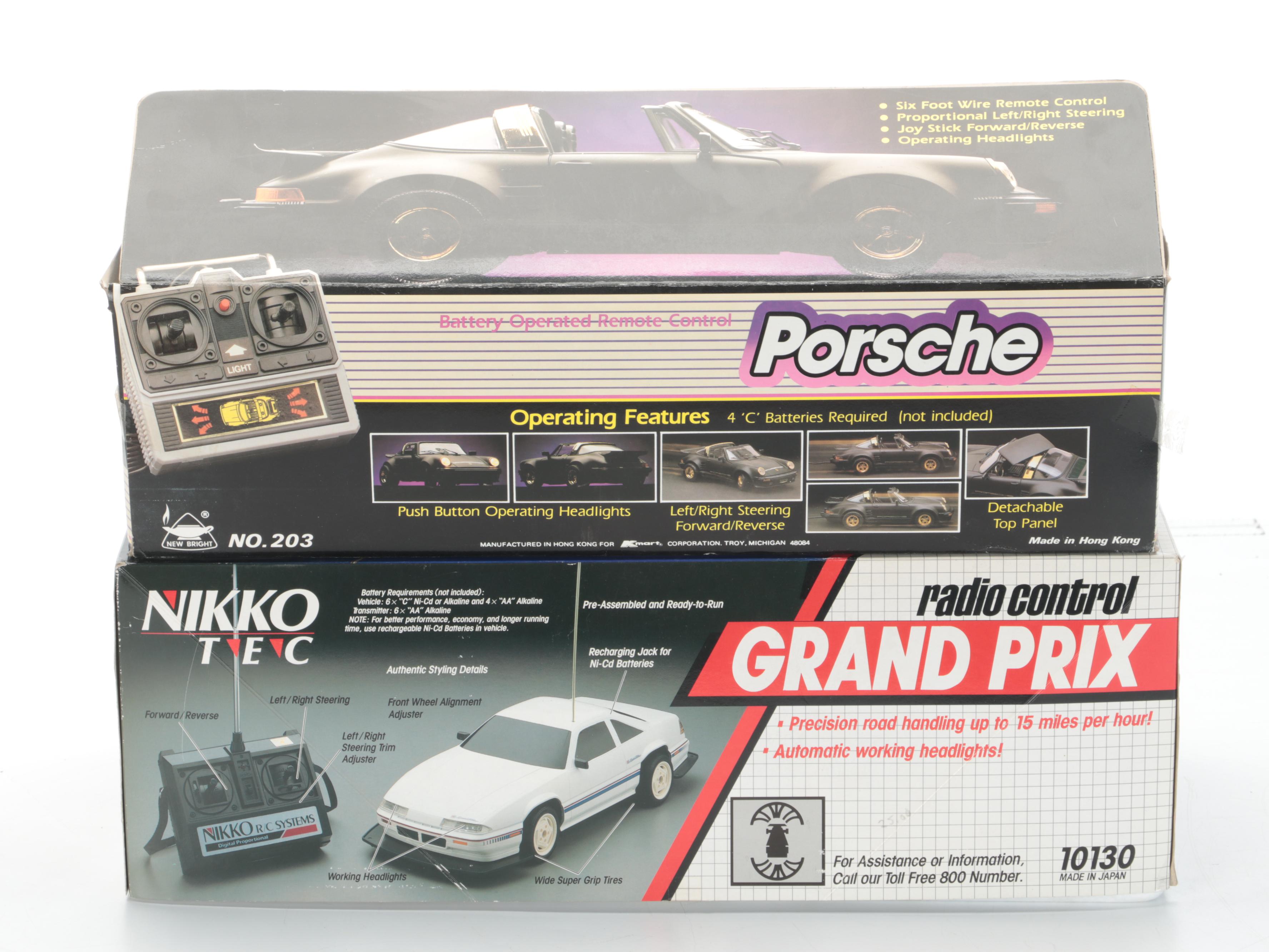 Remote Control Cars, with 1964 Ford Mustang, Grand Prix, Porsche, and More