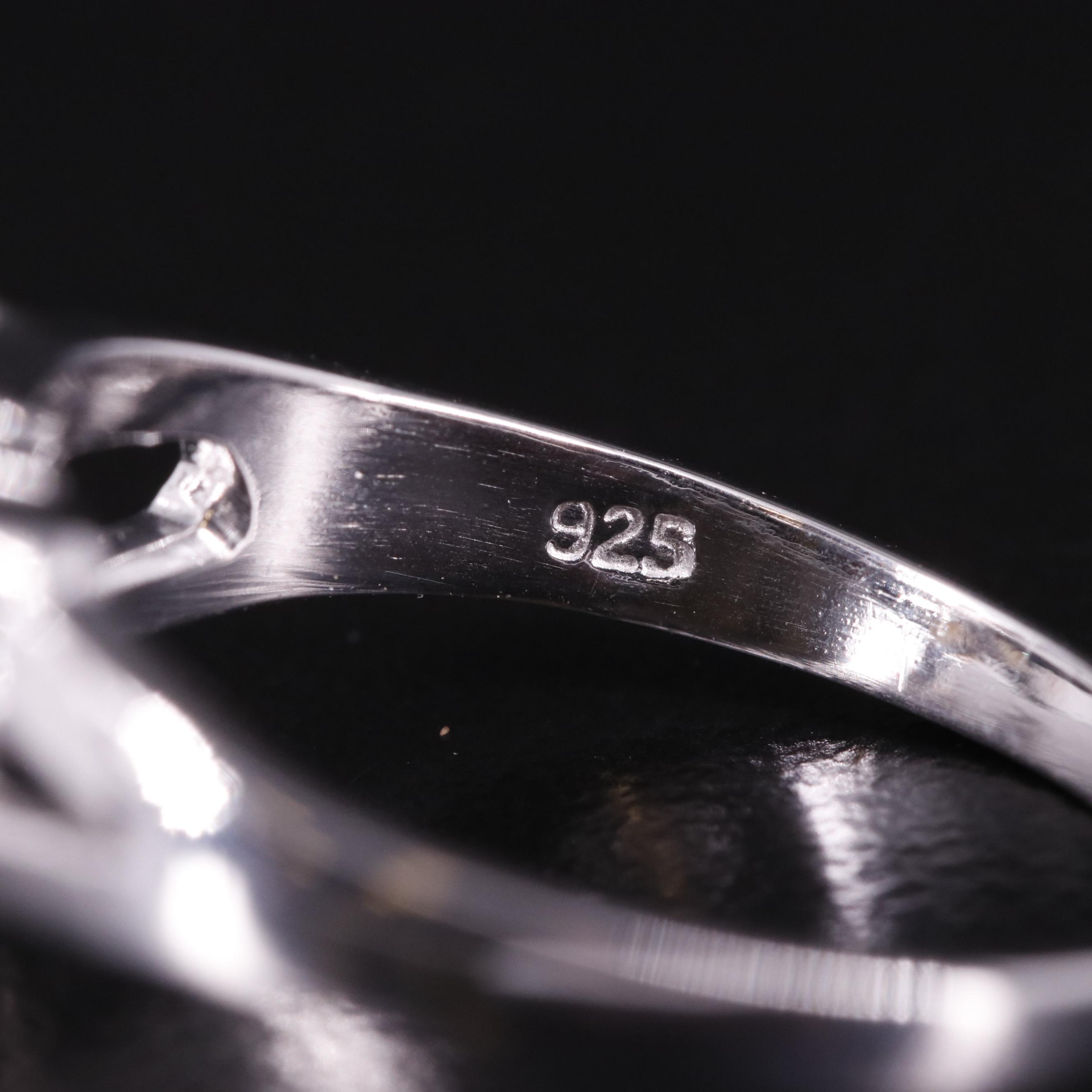 Sterling Citrine Ring