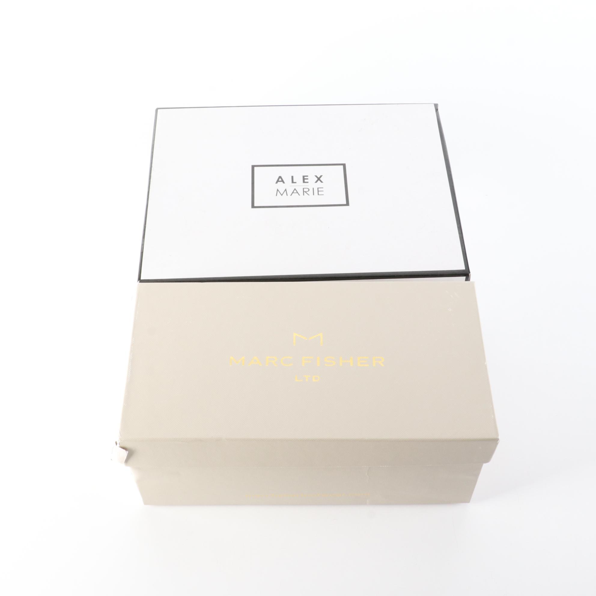 Marc Fisher LTD Digana Slide Sandals, Alex Marie Taliena D'Orsay Pumps and Boxes