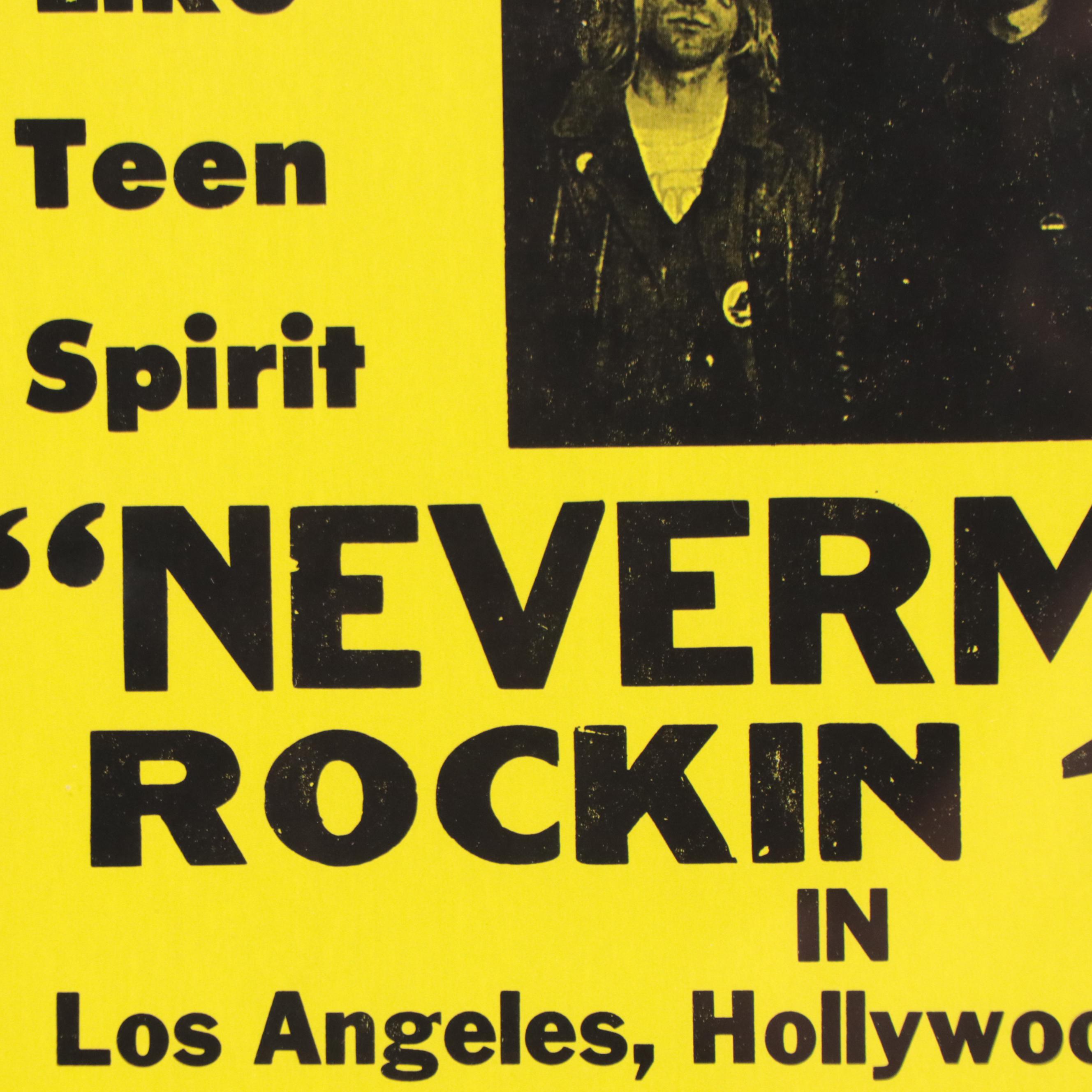 Nirvana Giclée Reproduction Concert Poster, 21st Century