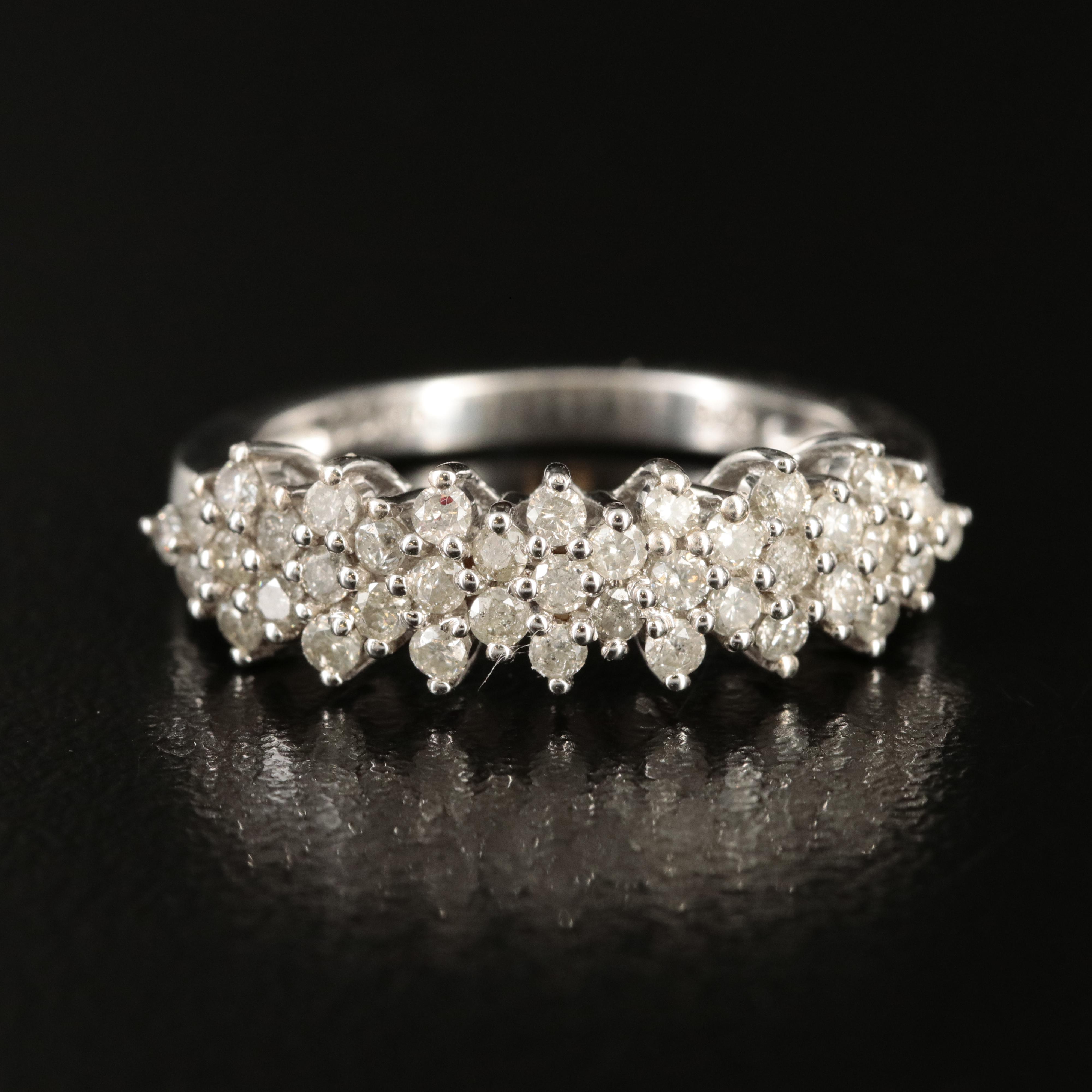 Sterling Diamond Band