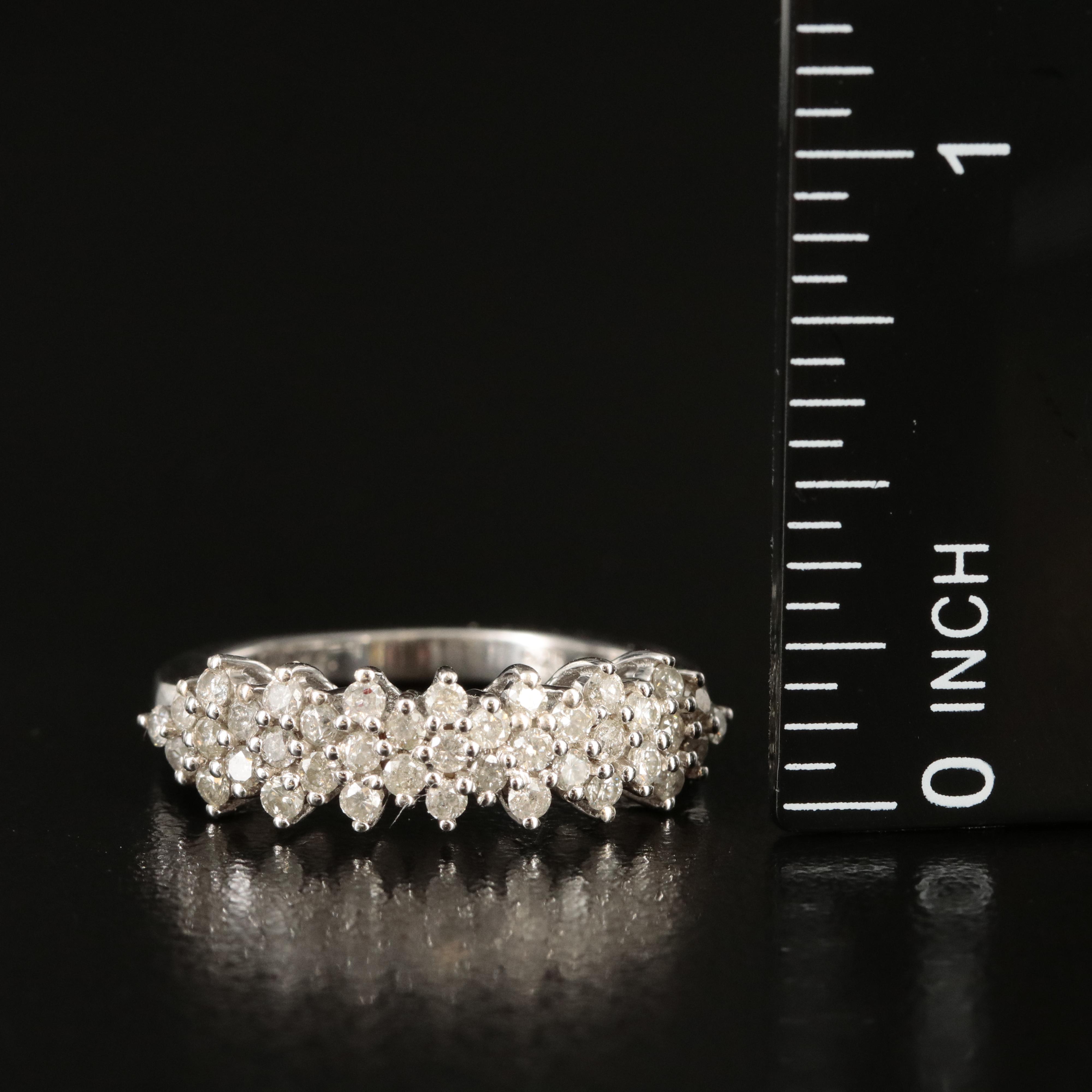 Sterling Diamond Band