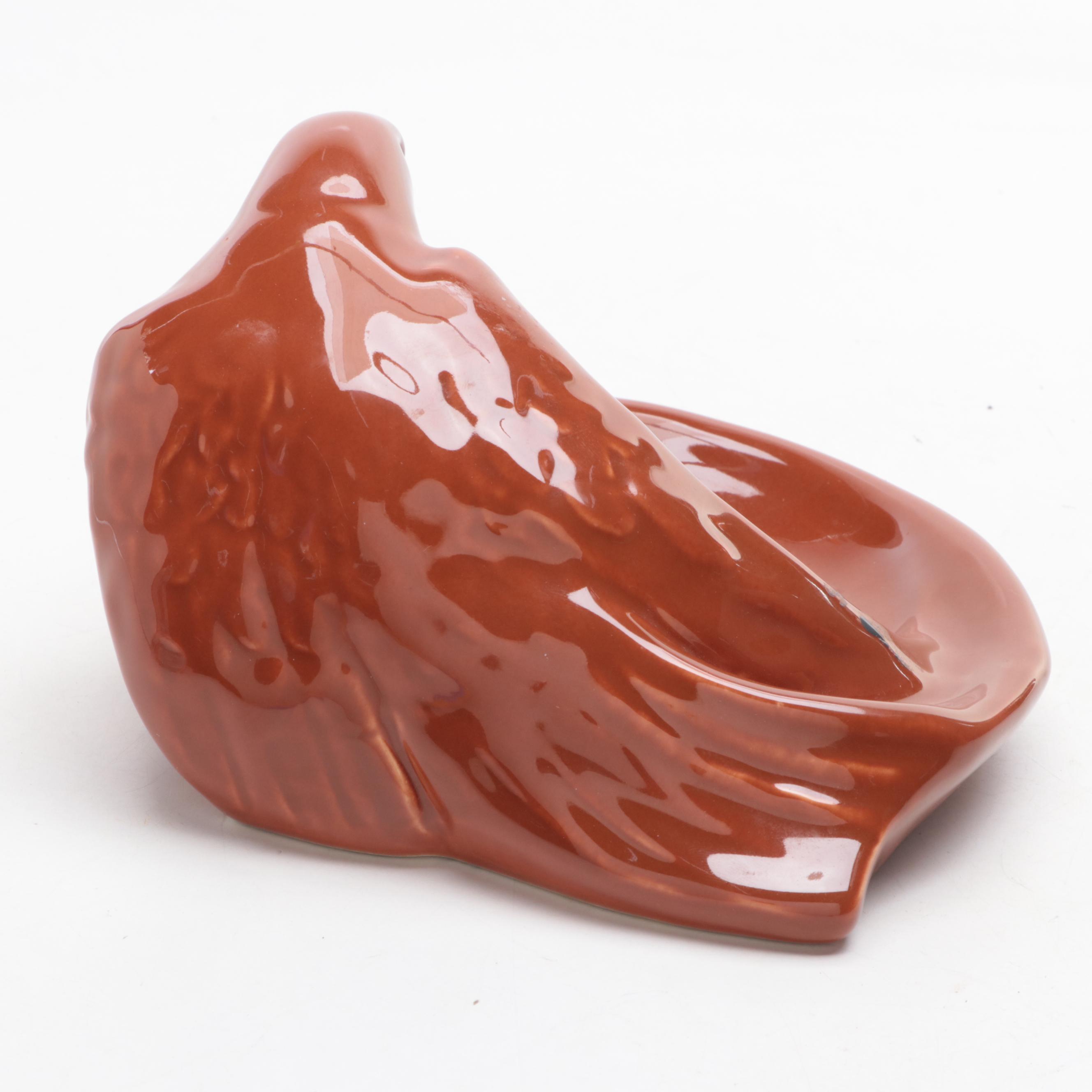 Rookwood Pottery High Gloss Ashtray and Vase