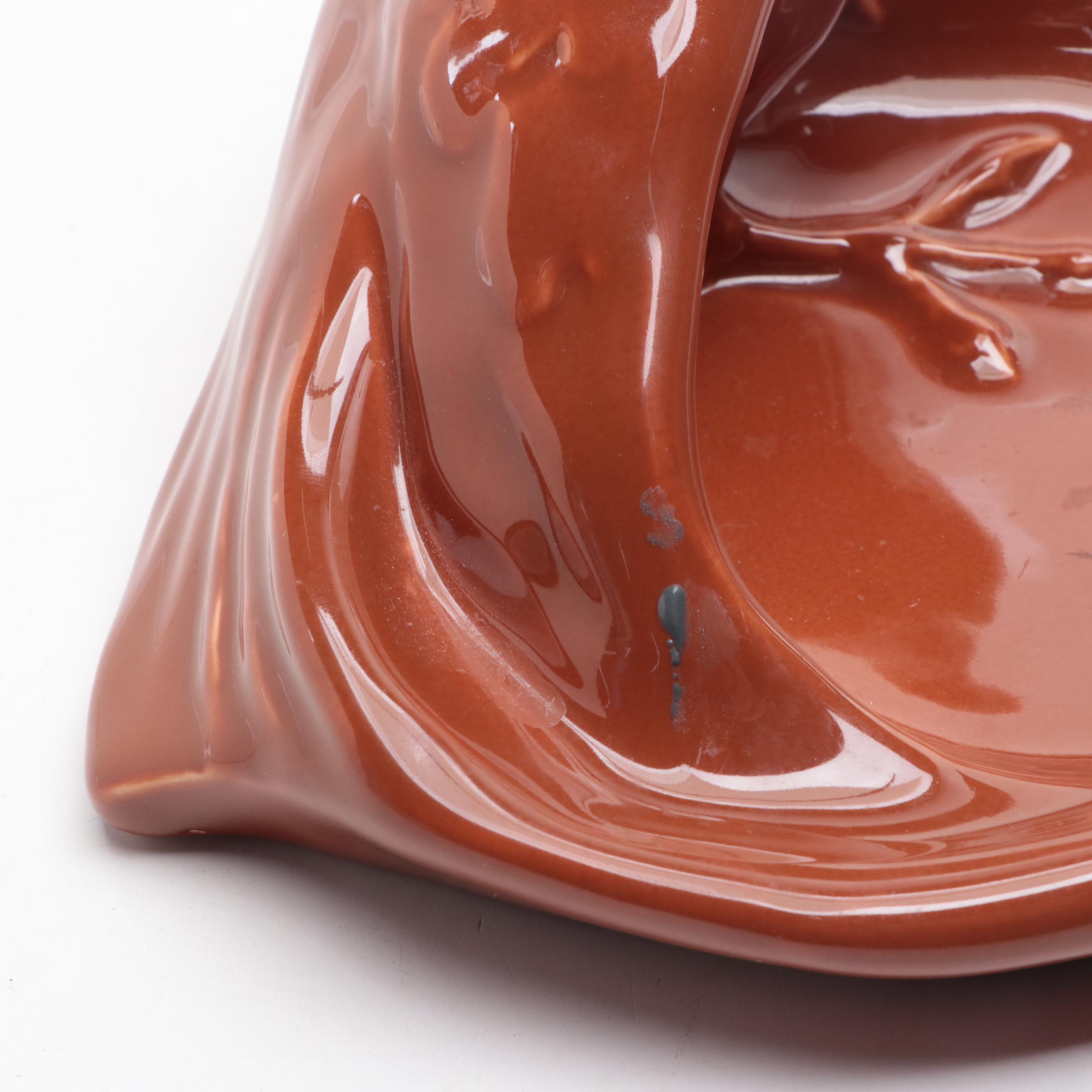 Rookwood Pottery High Gloss Ashtray and Vase