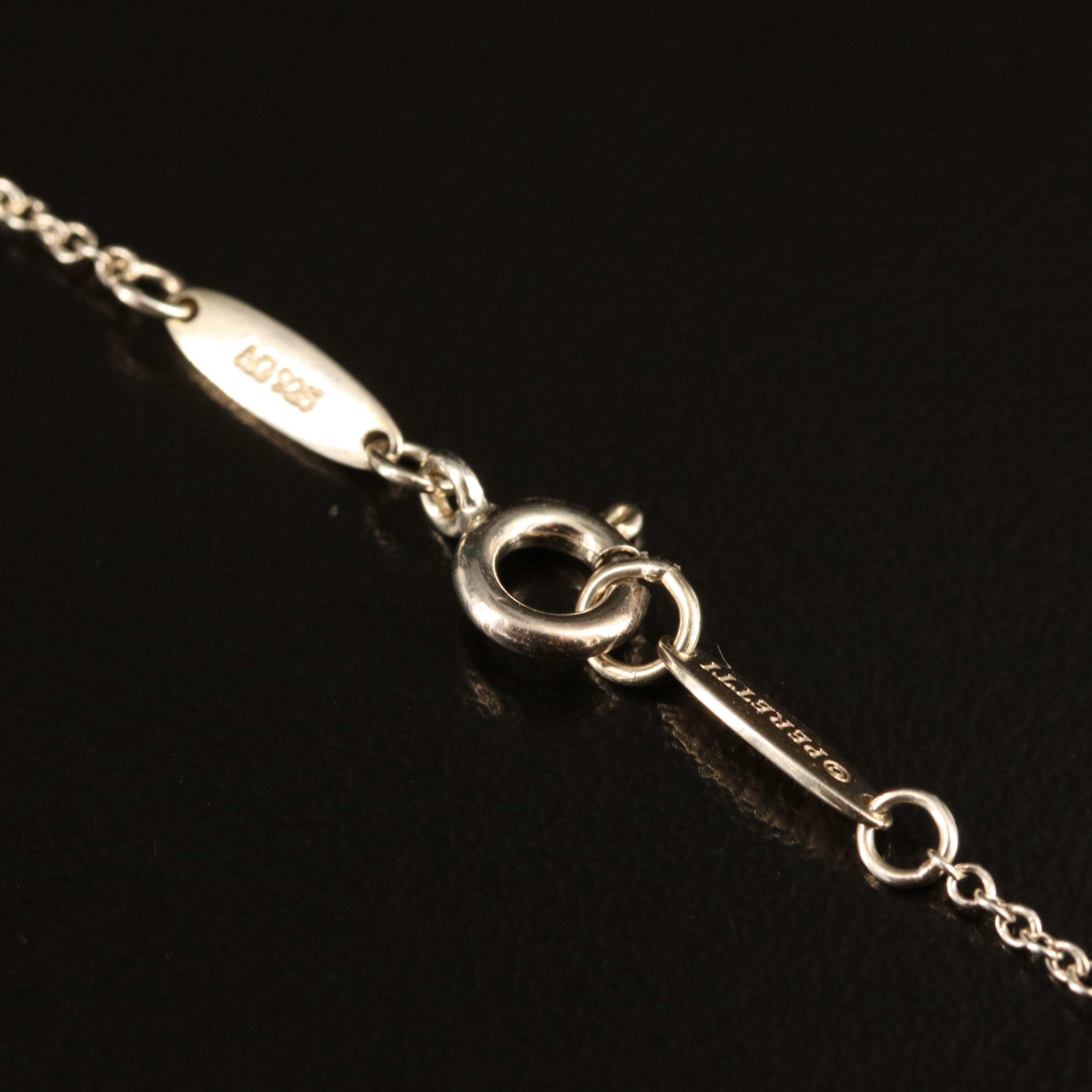Elsa Peretti for Tiffany & Co. "Open Heart" Sterling Necklace