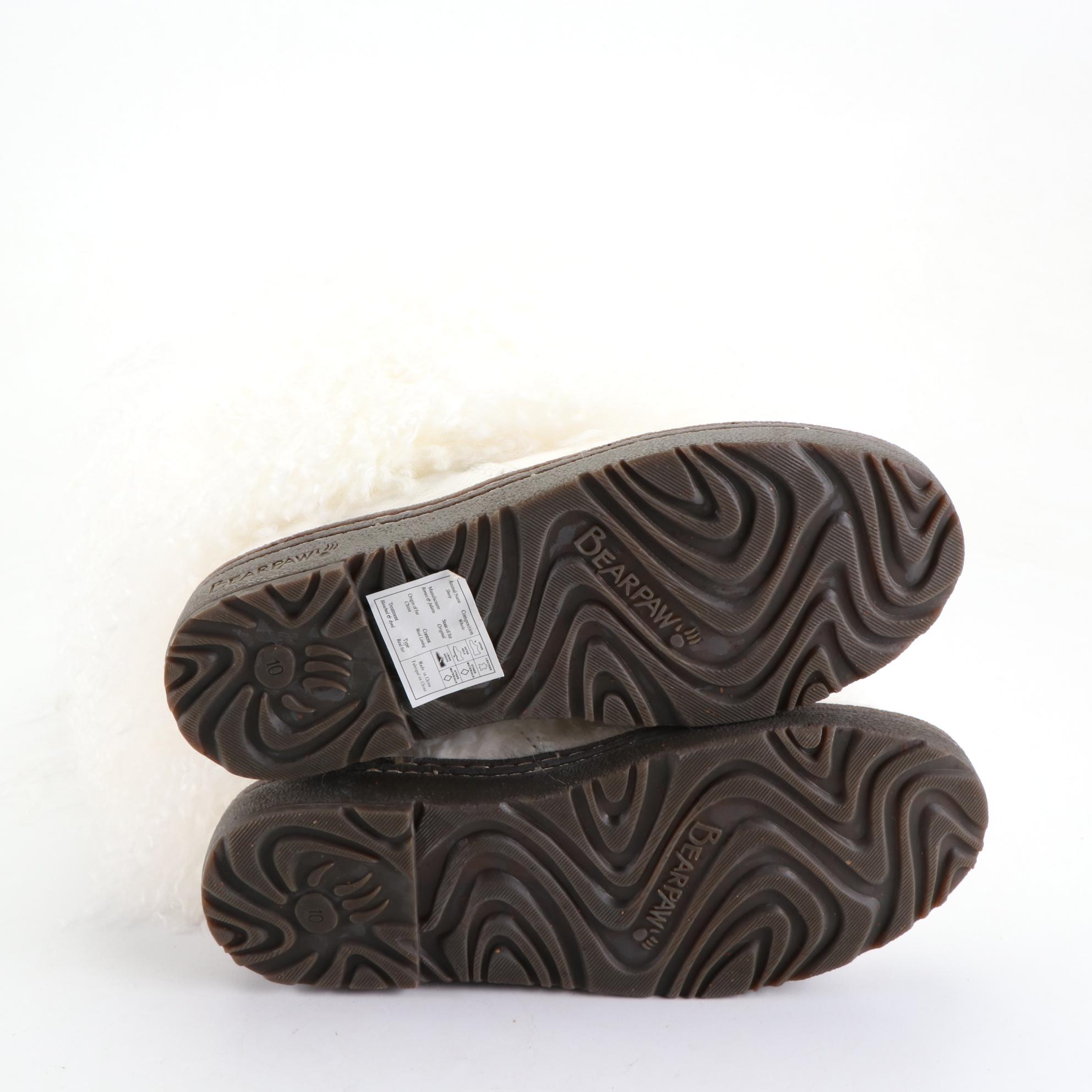 Bearpaw Boetis II Curly Lamb Boots and Joules Faux Fur Trim Chiton Boots