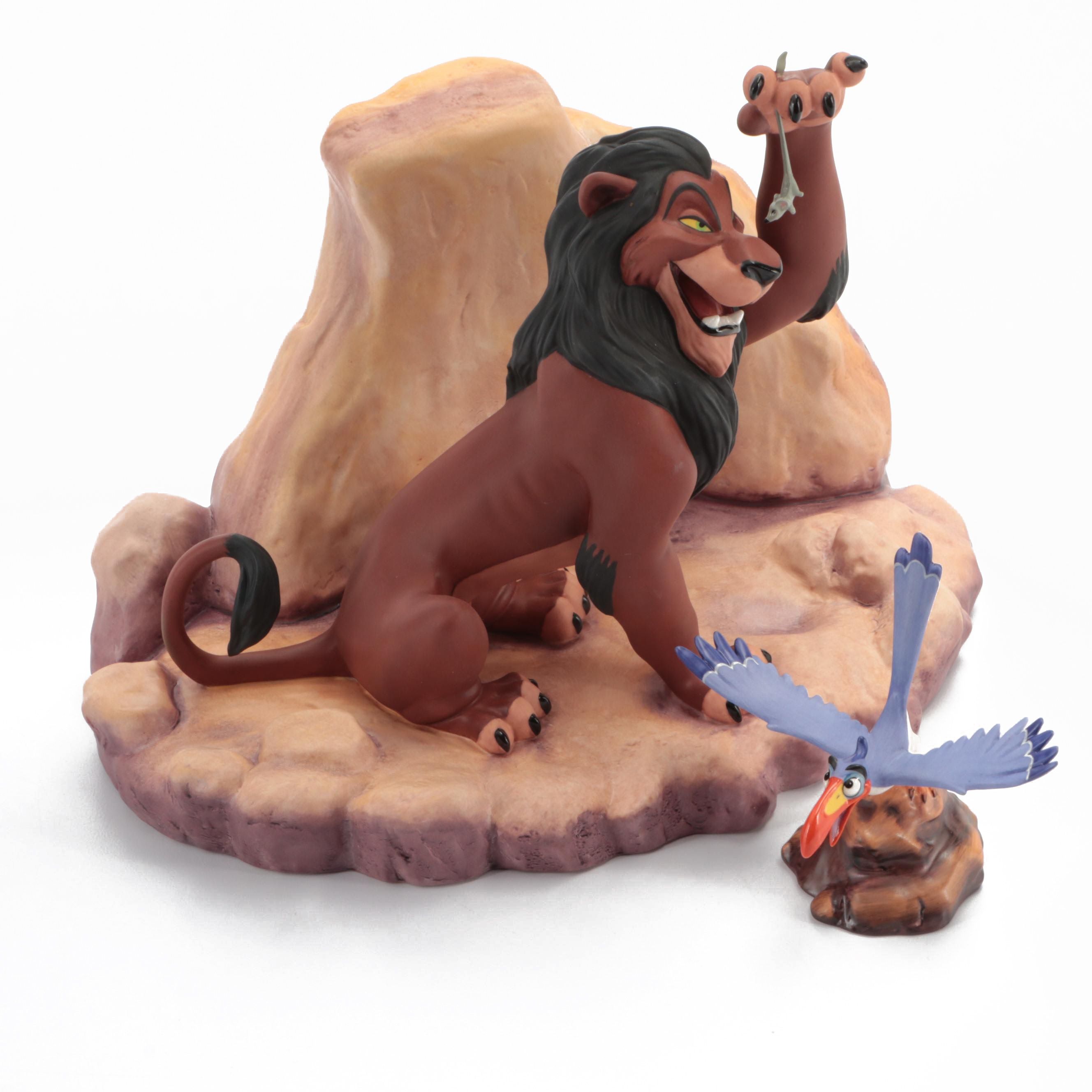 Walt Disney Classics Lion King Figures with "Life's Not Fair, Is it?"