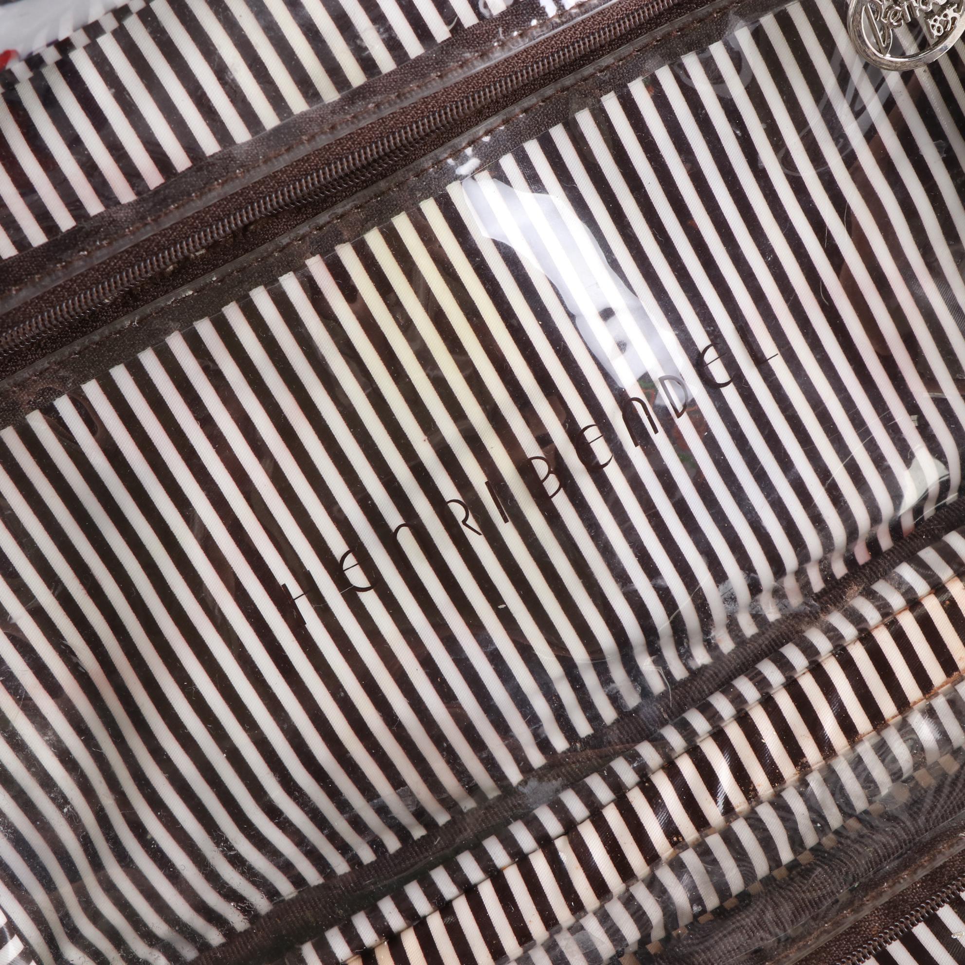 Henri Bendel Water Resistant Toiletry Cosmetic Bag