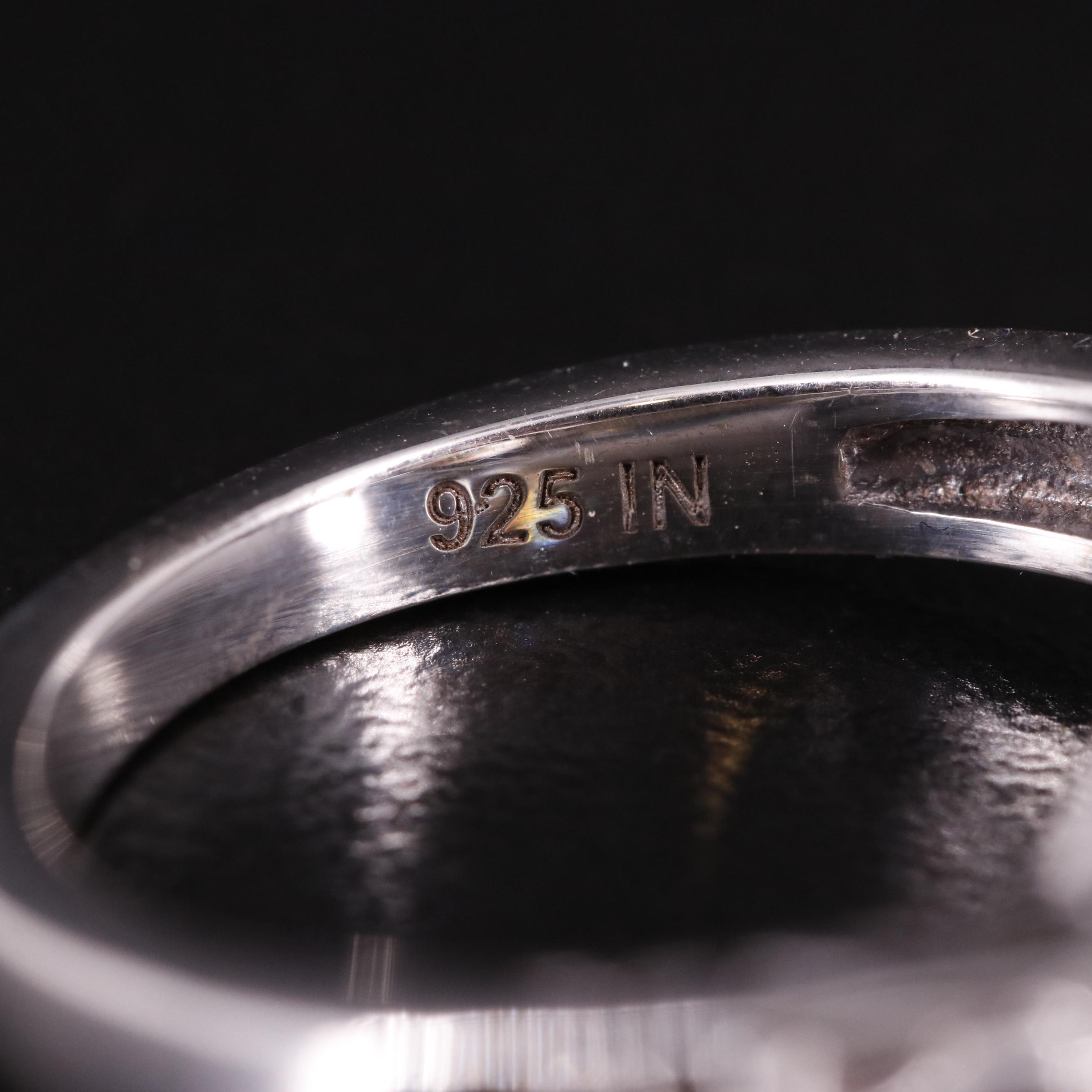 Sterling Citrine Ring