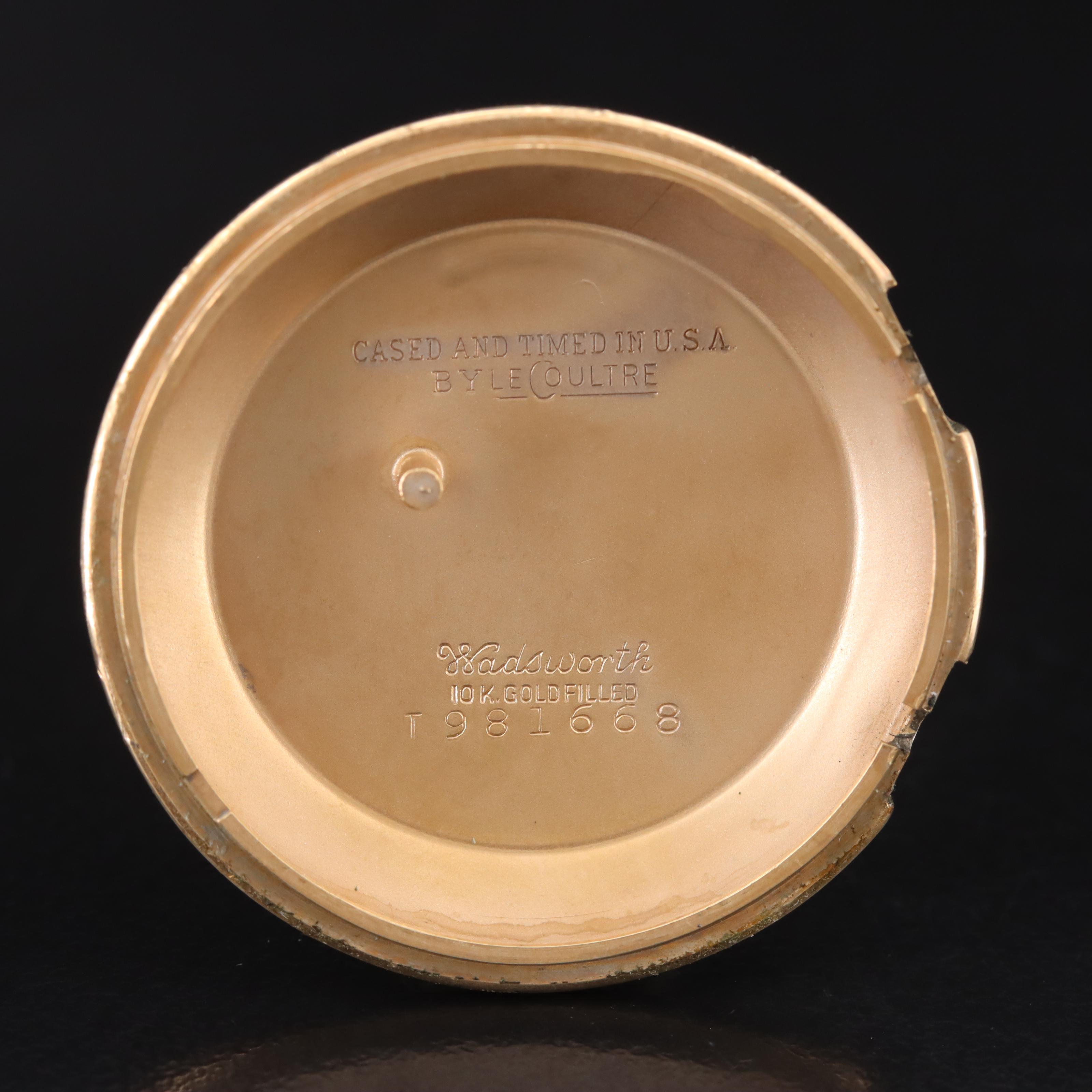 Vintage LeCoultre Wrist Alarm Watch