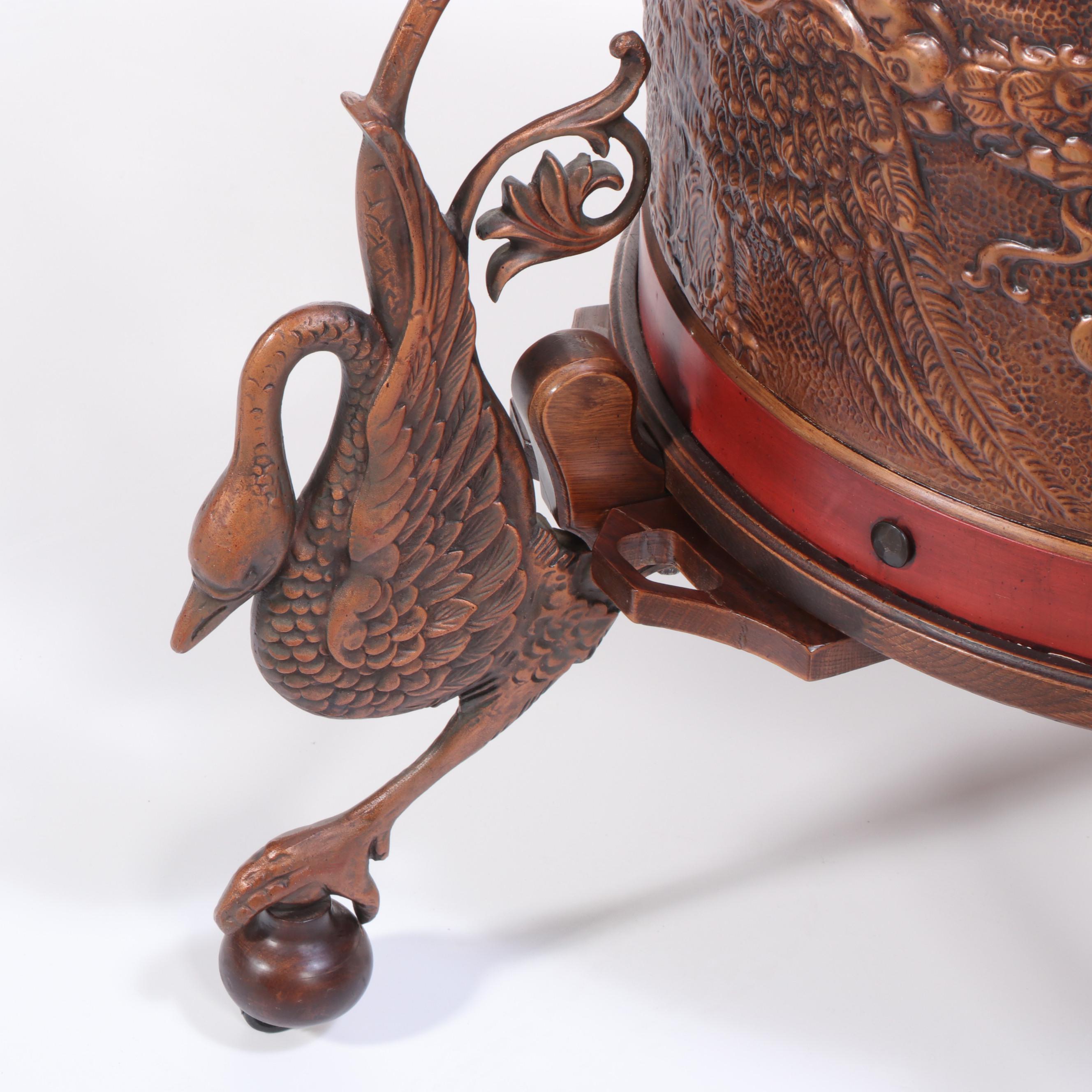 Custom-Made Italian Bar Cart in the Form of a Roman Chariot