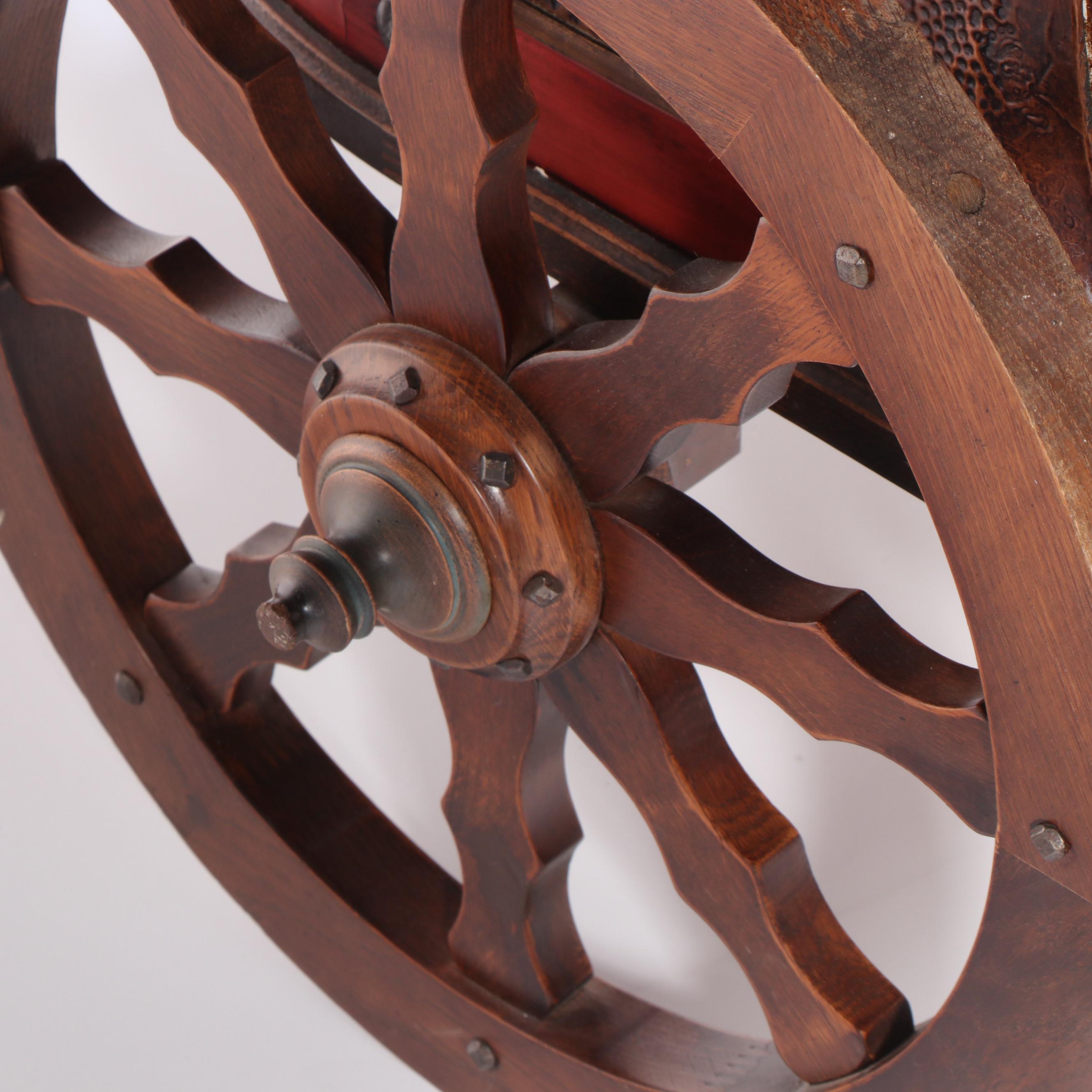 Custom-Made Italian Bar Cart in the Form of a Roman Chariot