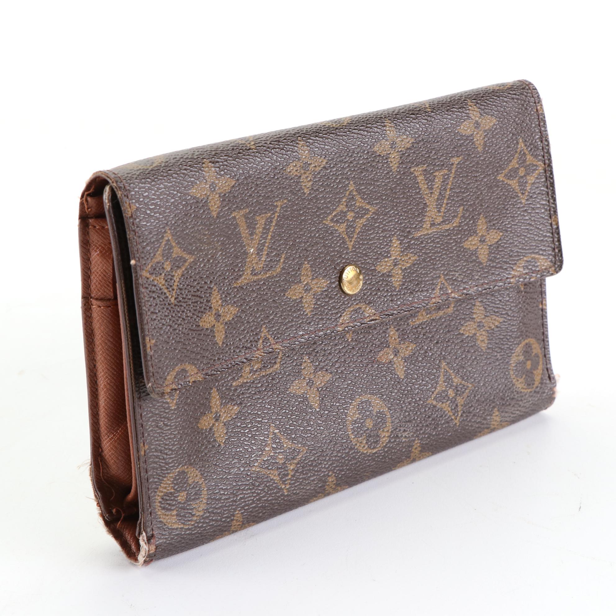 Louis Vuitton Pochette-Passeport Organizer in Monogram Canvas and Leather
